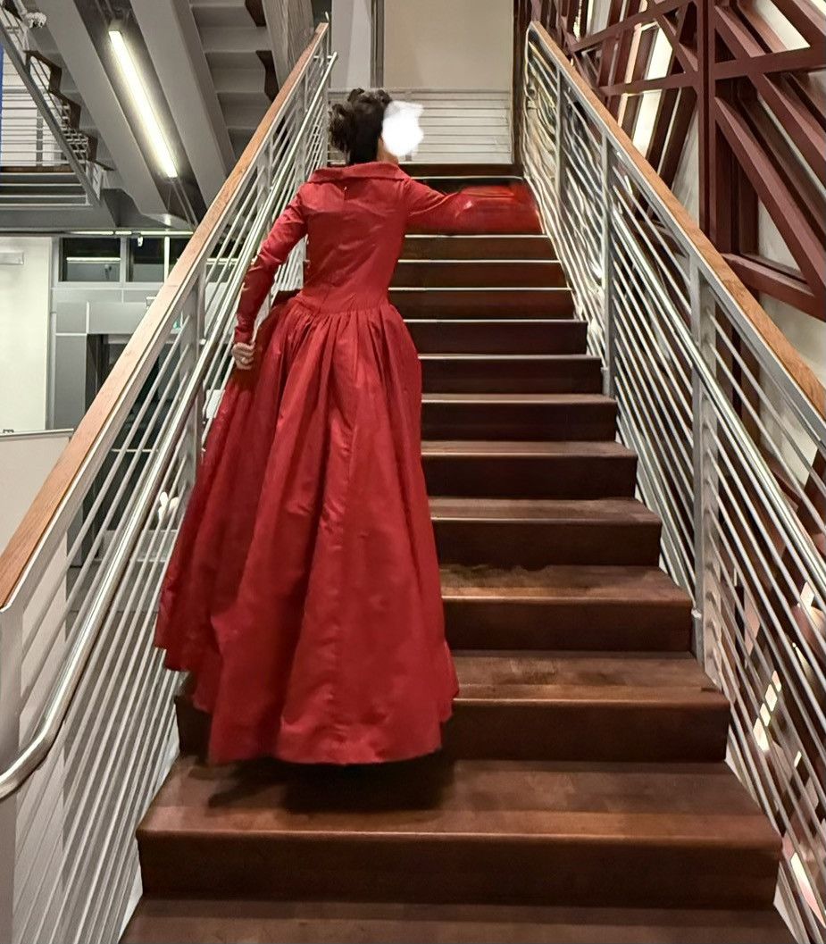 Other Taffeta Wrap Maxi Red Dress Size M / US 6-8 / IT 42-44 - 4 Thumbnail