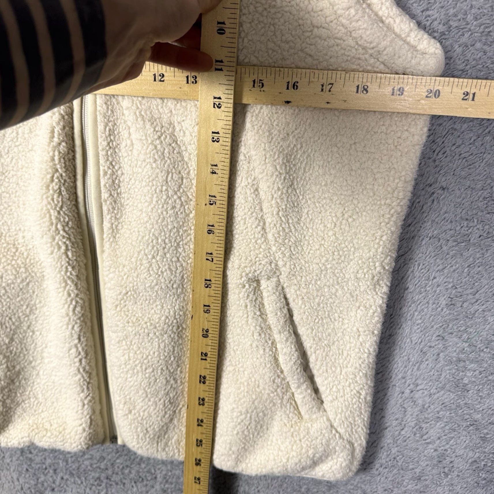 The North Face The North Face Vest Womens L Full Zip Sherpa Campshire Ivory Cream Gorpcore Size L / US 10 / IT 46 - 7 Thumbnail