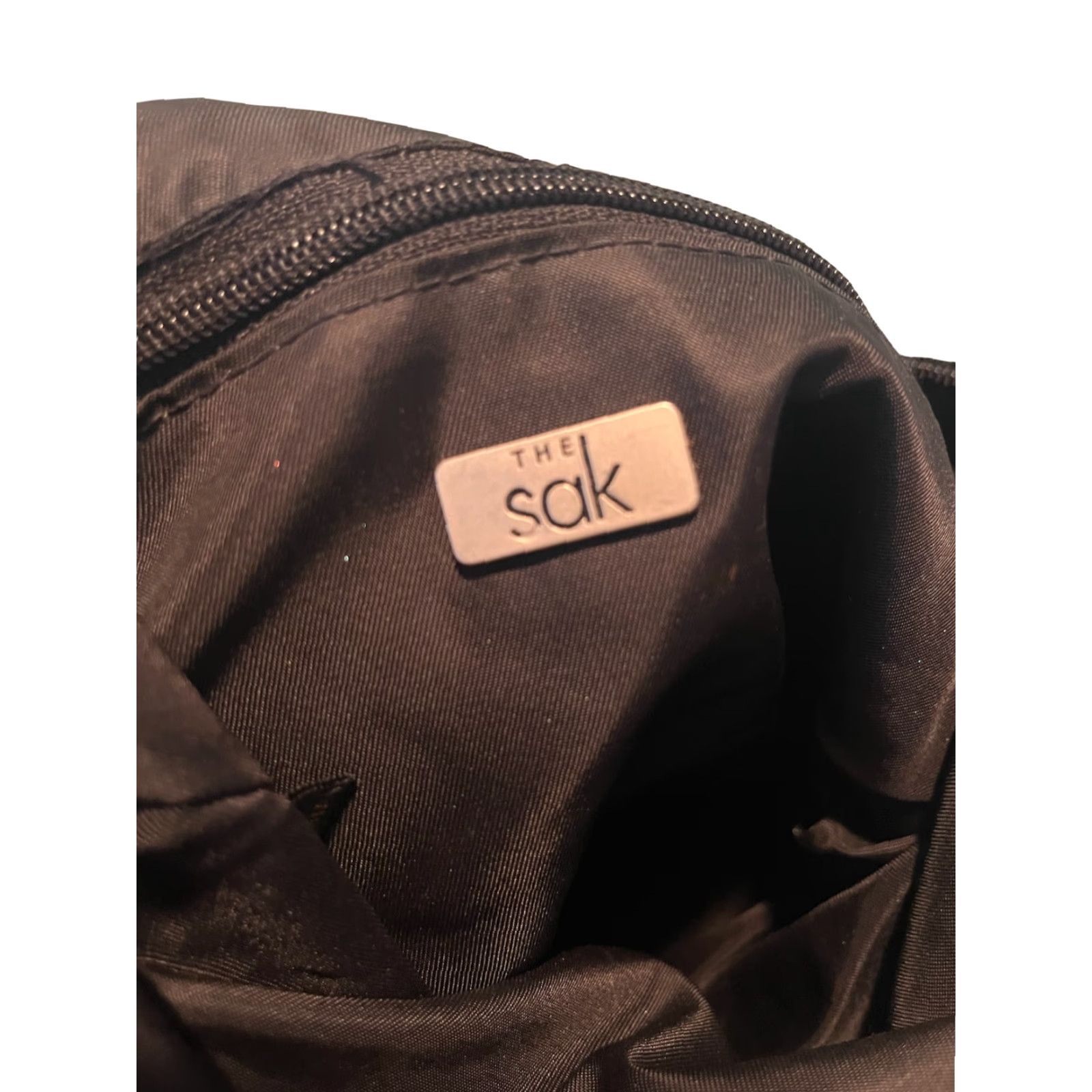 The Sak VINTAGE The Sak Original Black Crochet Knit Shoulder Bag Purse Size ONE SIZE - 7 Thumbnail