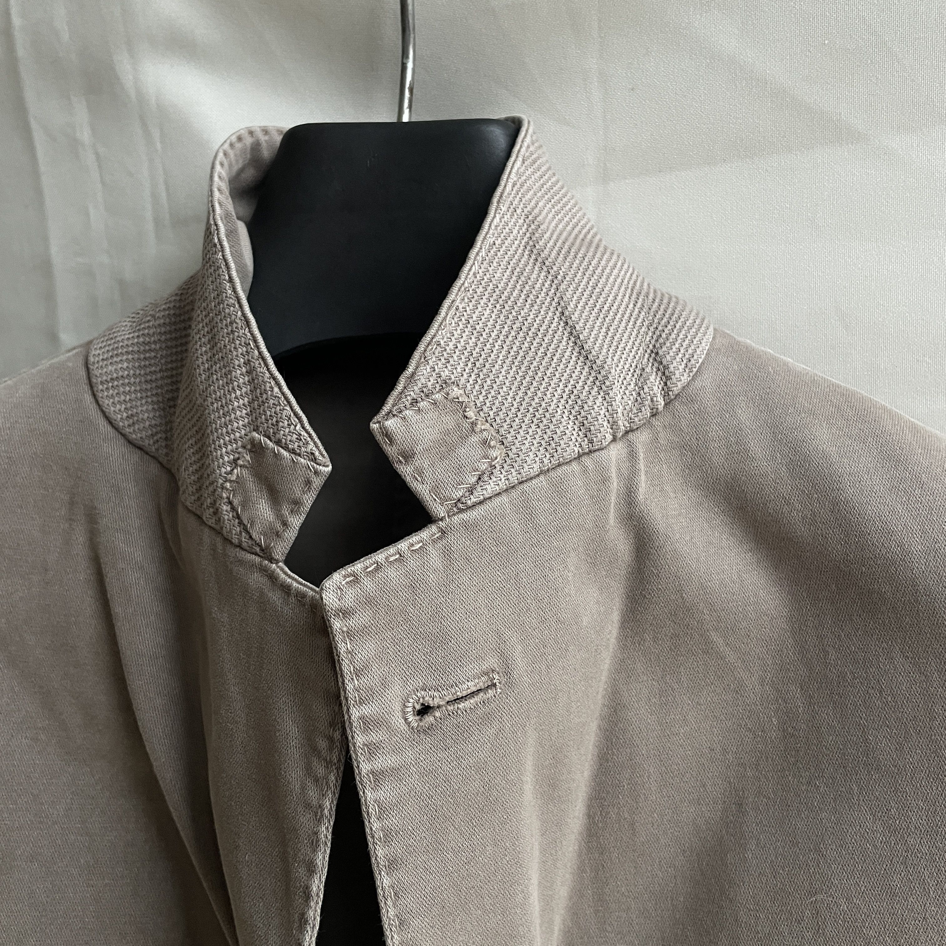 Boggi Boggi MIlano B-Elton Unlined Garment Dyed Cotton Blazer Size 40R - 6 Thumbnail