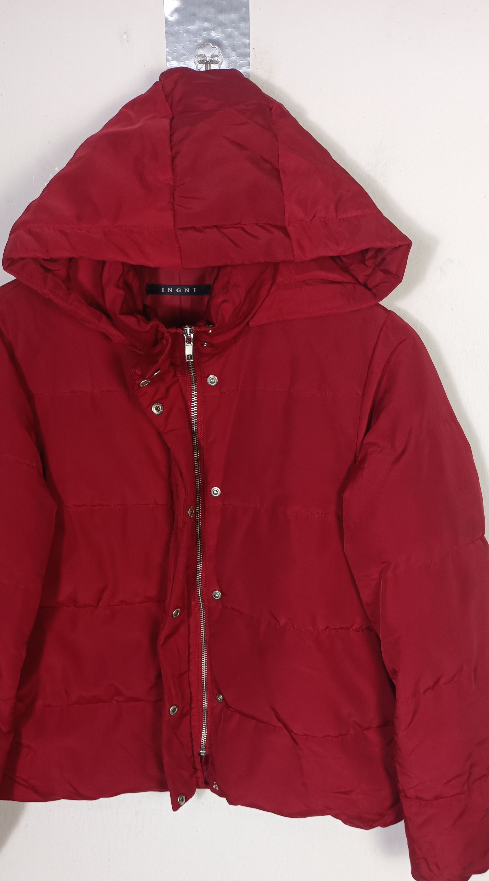 Japanese Brand INGNI PUFFER HOODIE JACKET Size US M / EU 48-50 / 2 - 7 Thumbnail