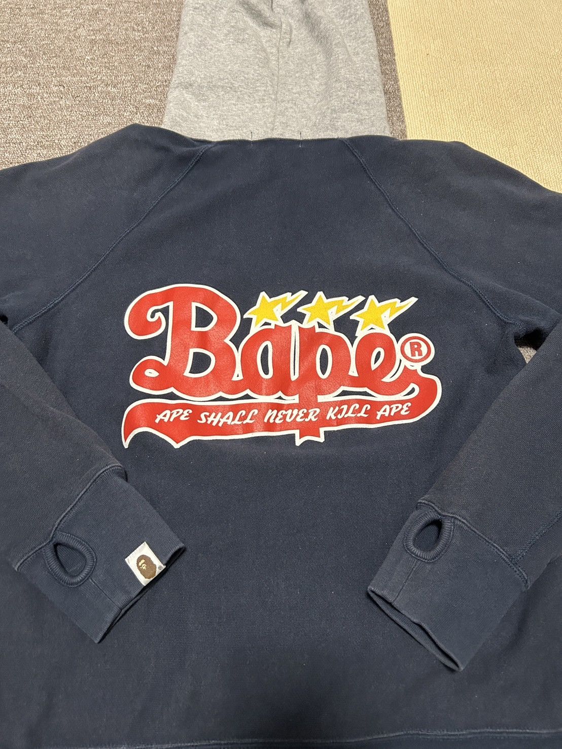 Bape Bape Bape Star Logo Black Pullover Hoodie Size US S / EU 44-46 / 1 - 10 Thumbnail