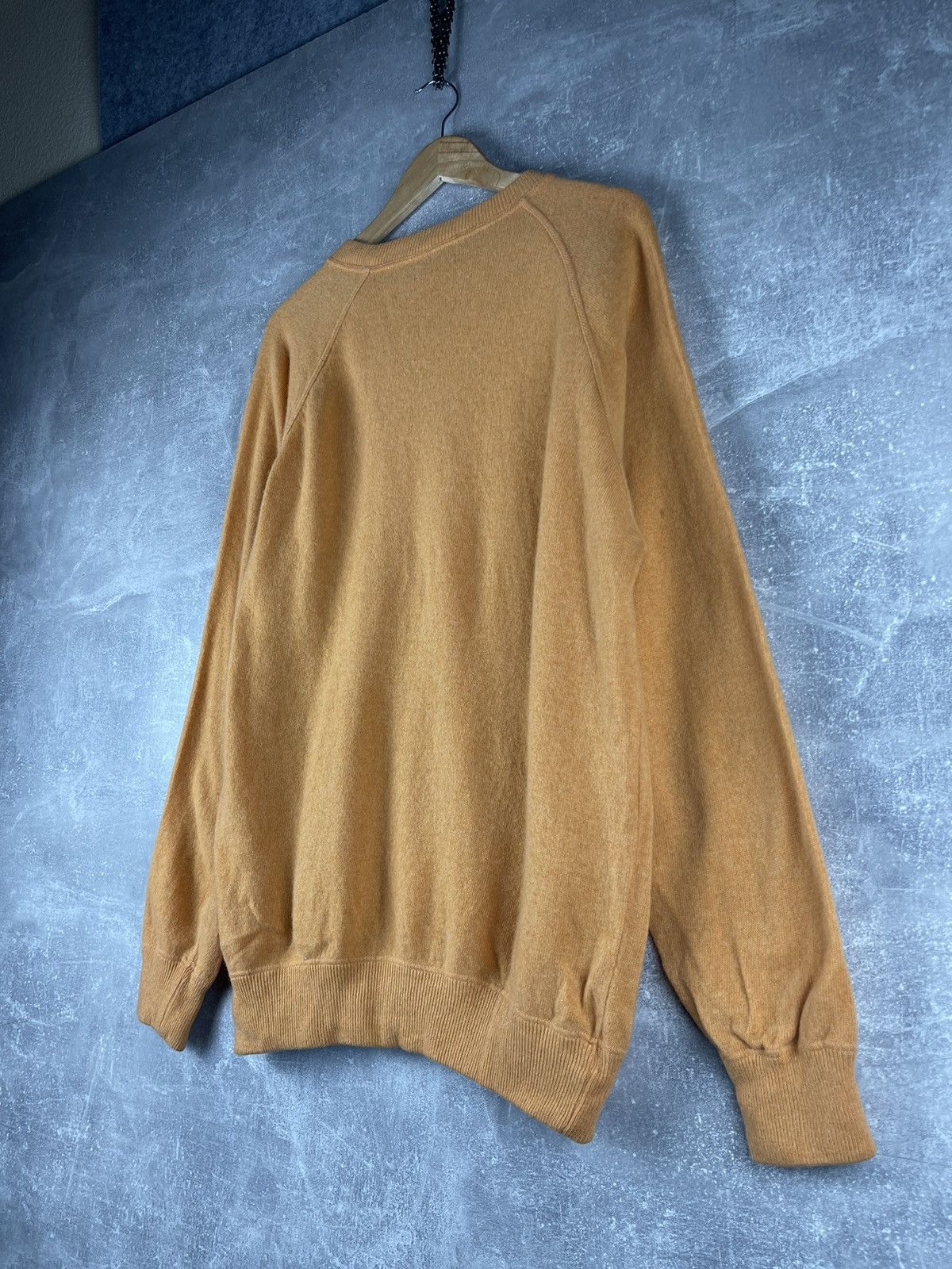 Other Della Ciana Supergeelong Merino Wool Sweater Camel Brown Size US L / EU 52-54 / 3 - 6 Thumbnail