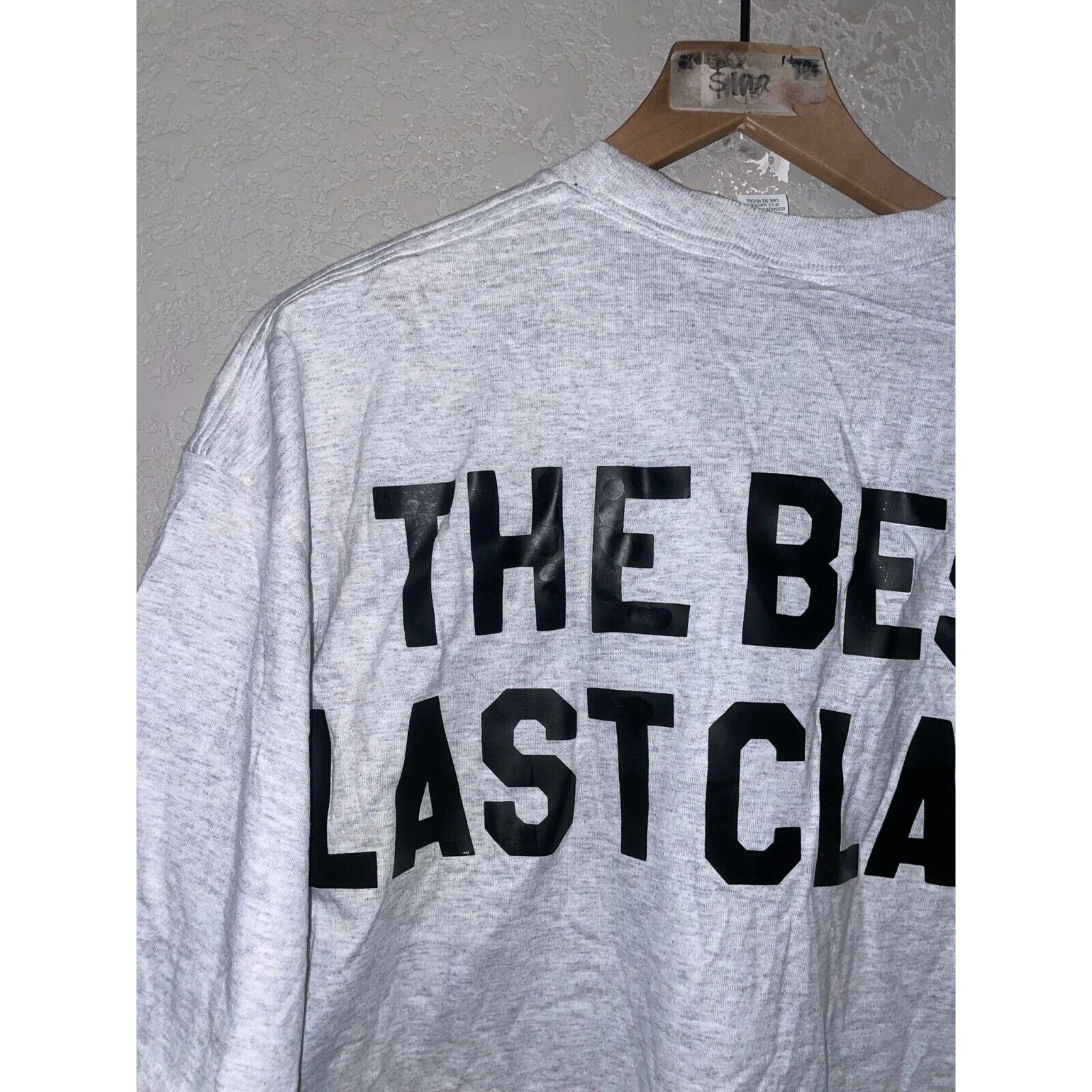 Jerzees Vintage 1999 Shirt The Last Best Class Gray Tee 90s VTG XL Size US XL / EU 56 / 4 - 6 Thumbnail