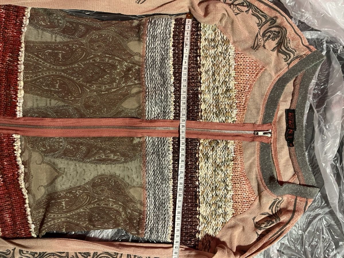Japanese Brand × Vintage Lulu Paris Patchwork Cardigan Size M / US 6-8 / IT 42-44 - 3 Thumbnail