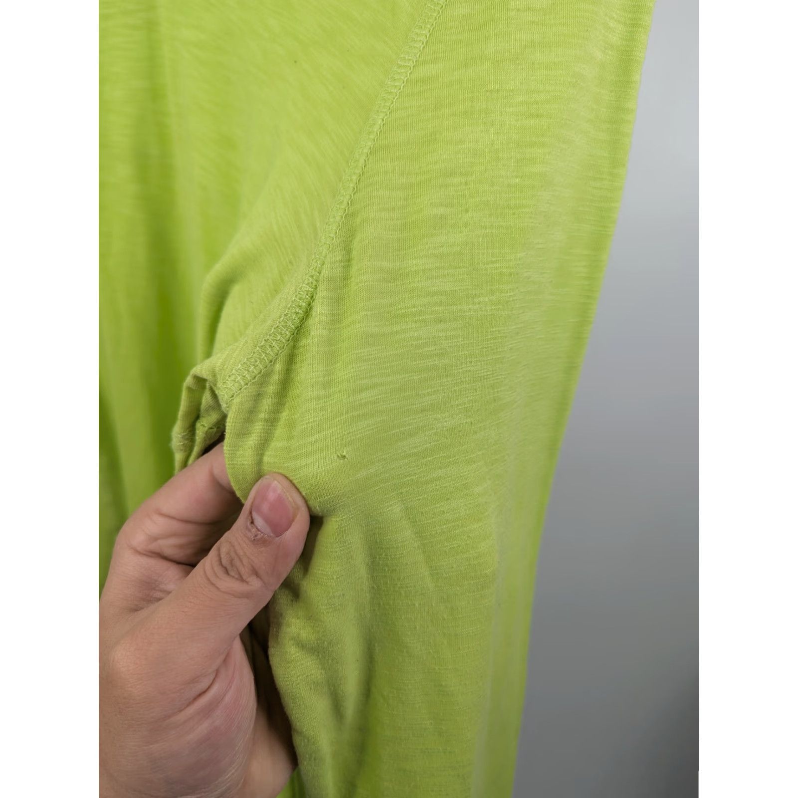 Vintage Title Nine Matahari Womens Lime Green V-Neck Long Sleeve Top L Blouse Shirt Athletic Size L / US 10 / IT 46 - 5 Thumbnail