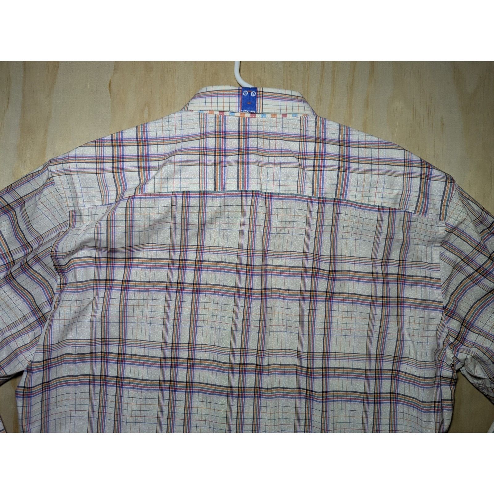 Robert Graham Robert Graham Men's Large X Collection Plaid Button Shirt Size US L / EU 52-54 / 3 - 10 Thumbnail