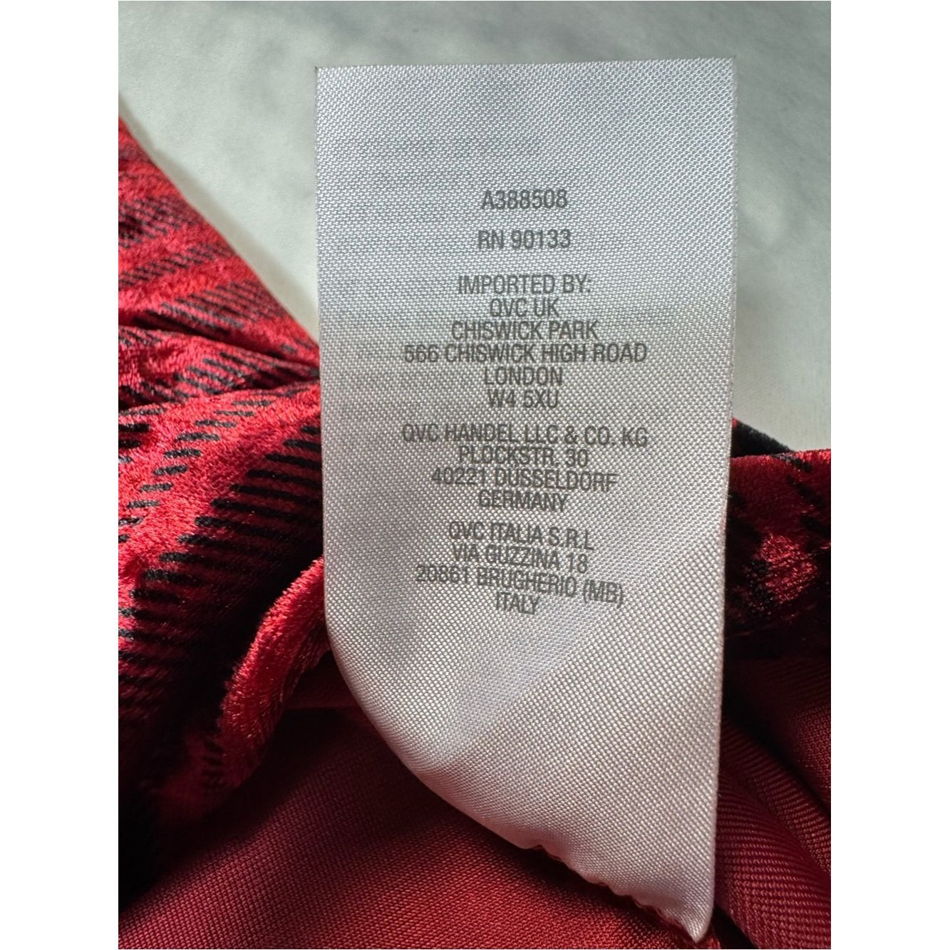 Other New Belle By Kim Gravel Crushed Velvet Red Plaid Button Dow Size L / US 10 / IT 46 - 9 Thumbnail
