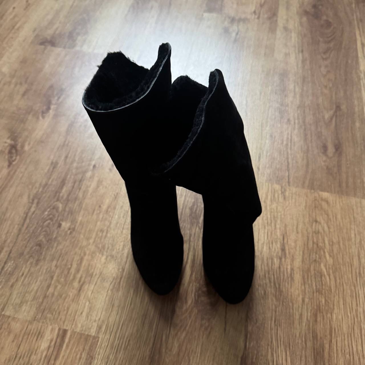 Le Silla Le Silla Wedge Suede Goth Alternative Glamour 105 mm Heels Size US 5.5 / IT 35.5 - 3 Thumbnail