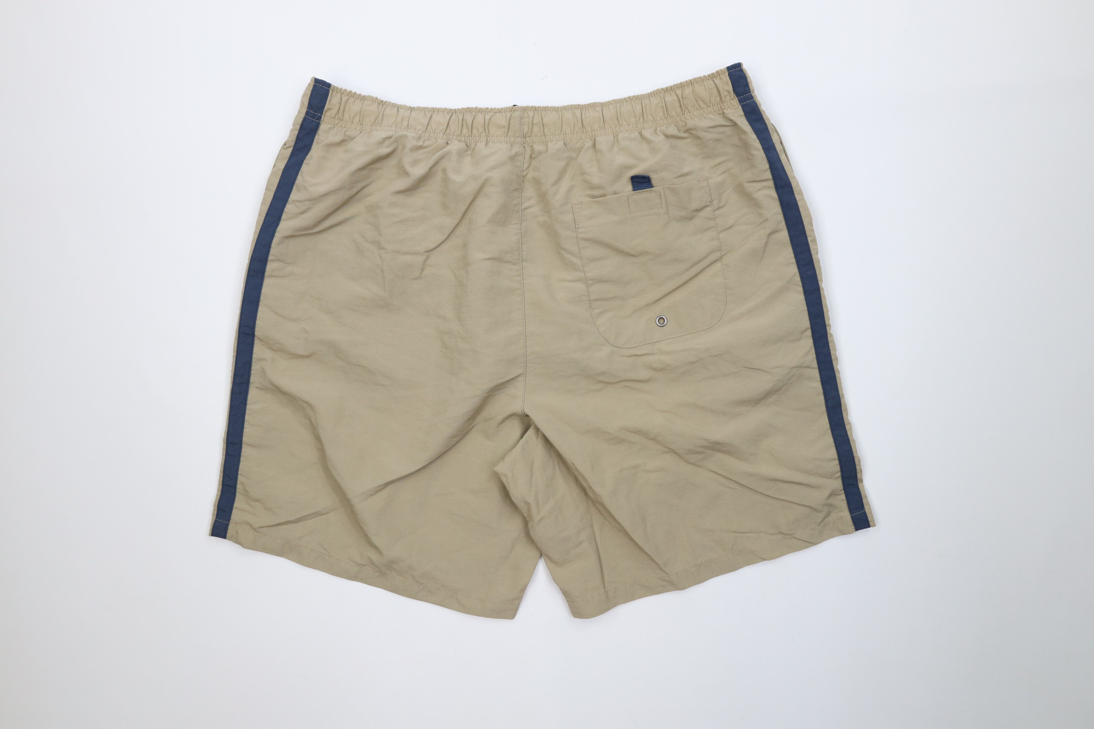 Gap Vintage Y2K 2004 Gap Spell Out Lined Above Knee Shorts Beige Size US 34 / EU 50 - 9 Thumbnail