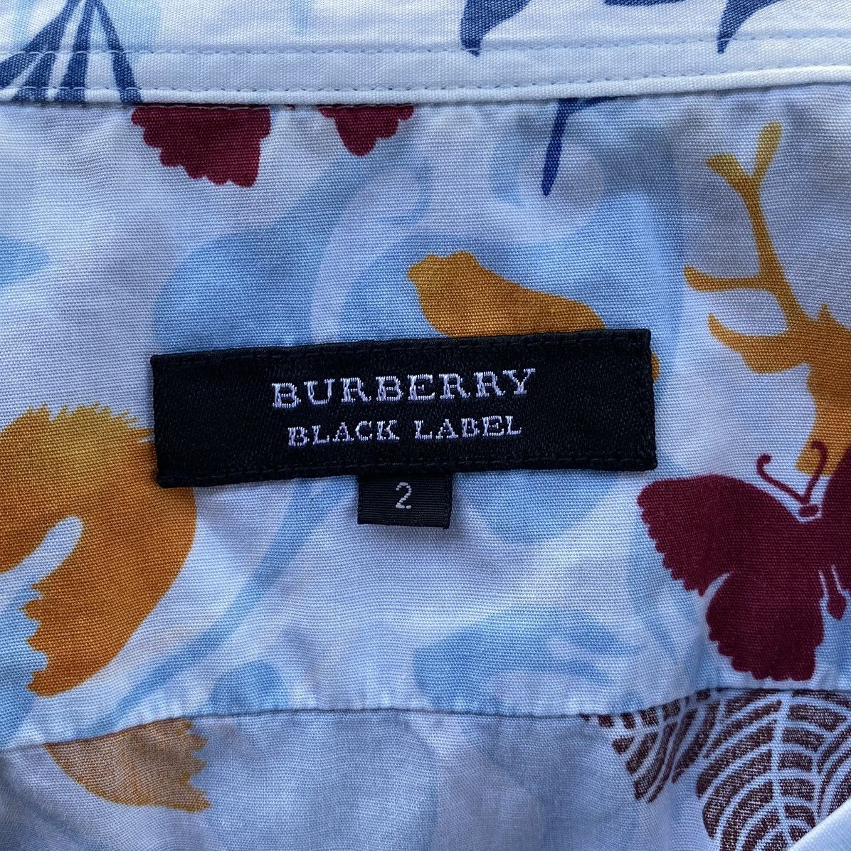 Burberry Burberry Black Label Floral Shirt Burberry Luxury Brand Size US S / EU 44-46 / 1 - 14 Thumbnail