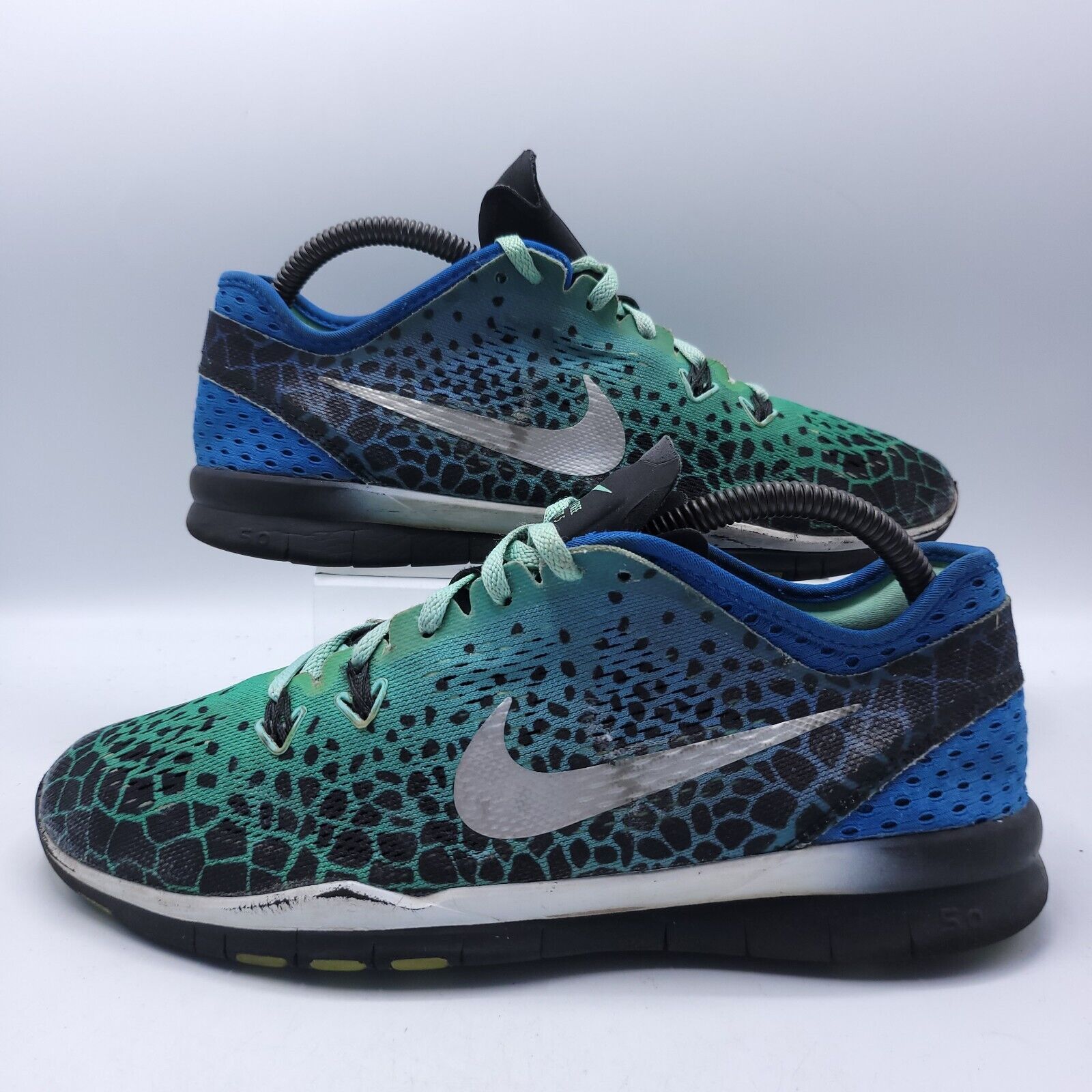 Nike Nike Free TR Fit 5 Shoe Womens Size 9 704695-013 Blue Black Size US 9 / IT 39 - 5 Thumbnail