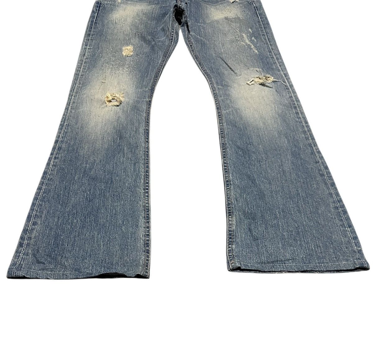 Edwin Vintage 90s Edwin 503 Rude Flare Bell Bottom Bootcut Jeans Size US 31 - 6 Thumbnail