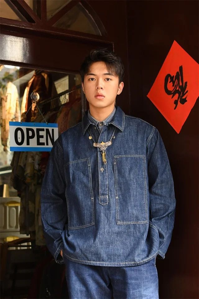 Japanese Brand × Vintage Loose Pullover Shirt Jacket Denim Size US M / EU 48-50 / 2 - 3 Thumbnail