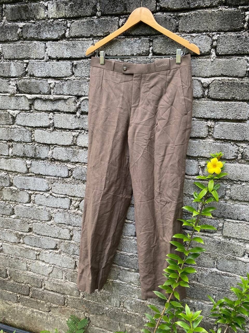 Lanvin Vintage Lanvin Trouser Wool Pants Size US 31 - 2 Thumbnail