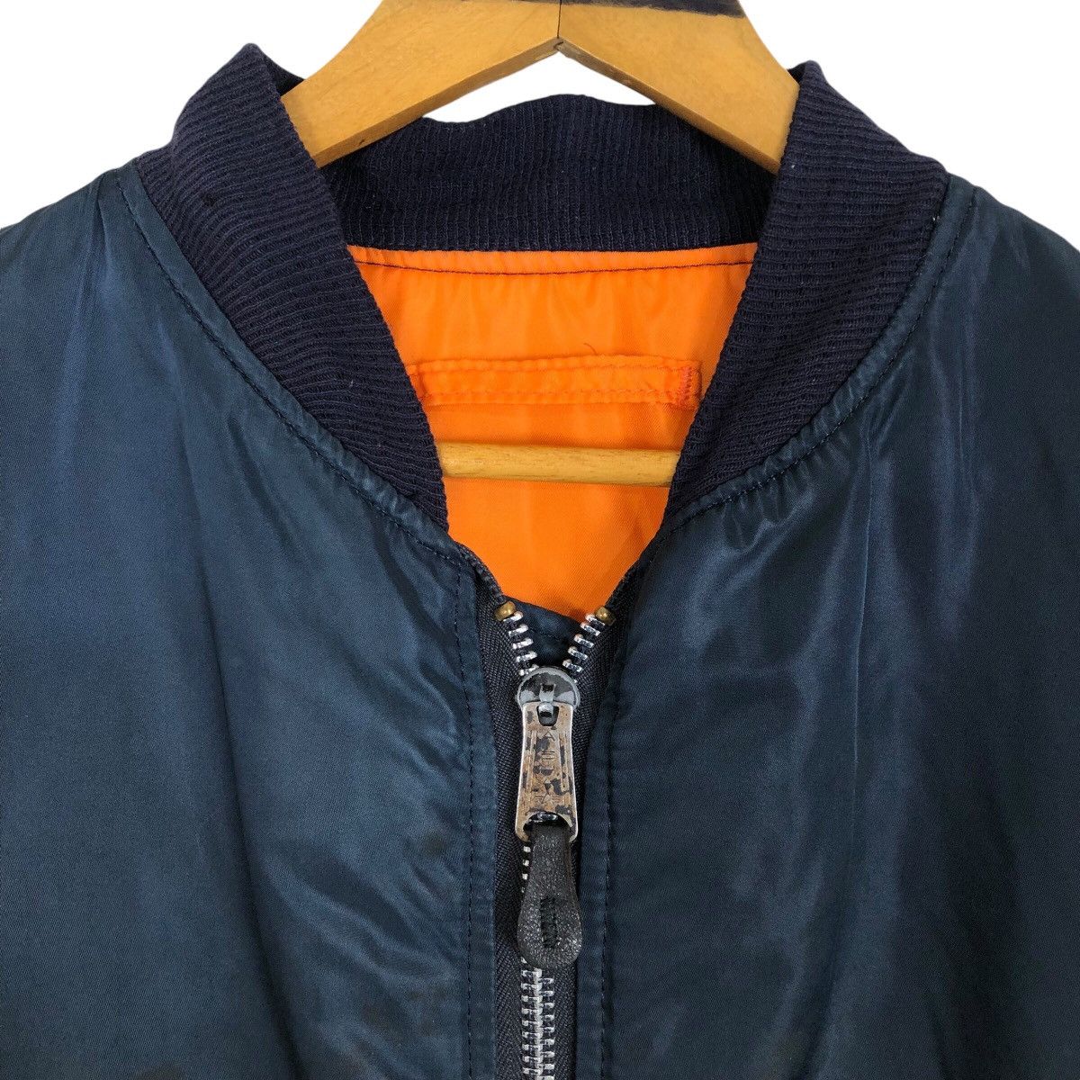 Alpha Industries Vintage 90s Alpha Industries Reversible Bomber Jacket Size US L / EU 52-54 / 3 - 6 Thumbnail