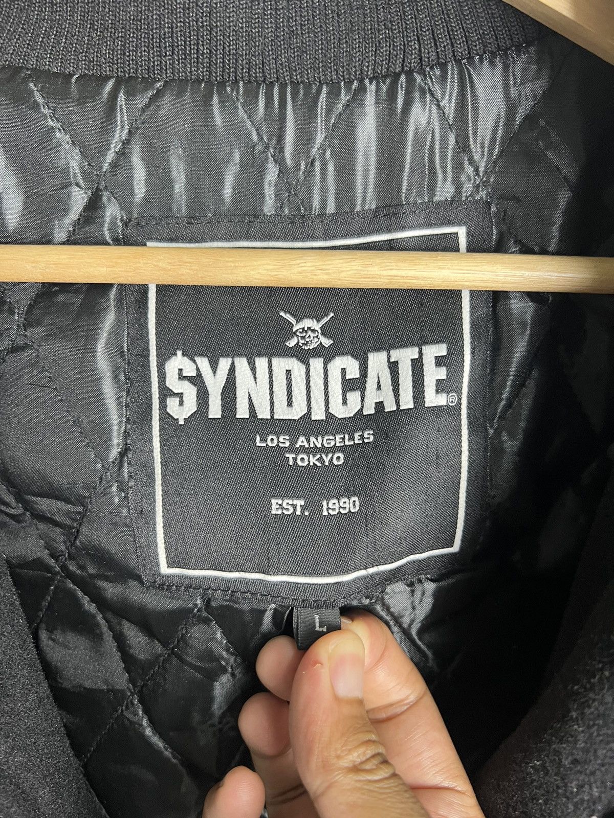 Syndicate × Vintage Vintage 2000s Syndicate LA Original Gangster Varsity Jackets Size US L / EU 52-54 / 3 - 5 Thumbnail
