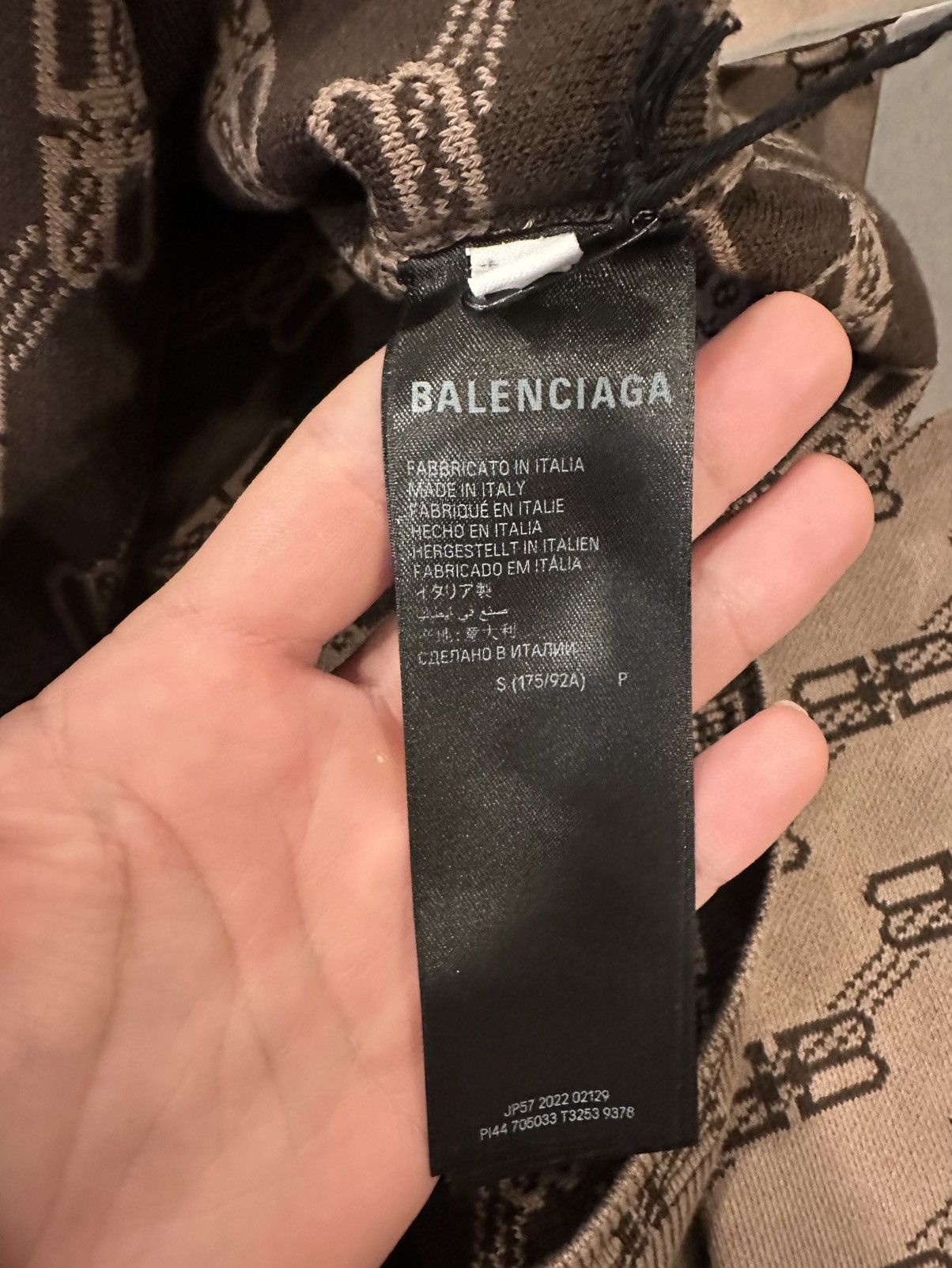 Balenciaga Balenciaga BB Monogram Crewneck Size US S / EU 44-46 / 1 - 6 Thumbnail