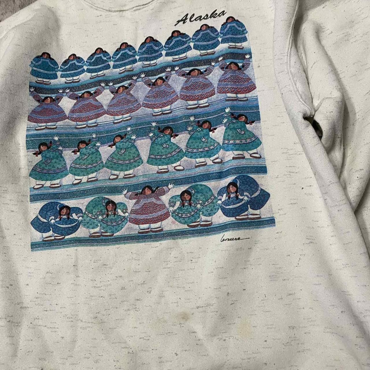 Other White vintage Alaska crewneck sweatshirt alaska Size US XL / EU 56 / 4 - 4 Thumbnail