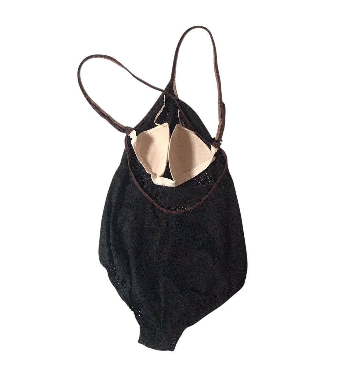 Issey Miyake Vintage issey miyake swim black brown swimsuit Size S / US 4 / IT 40 - 6 Thumbnail