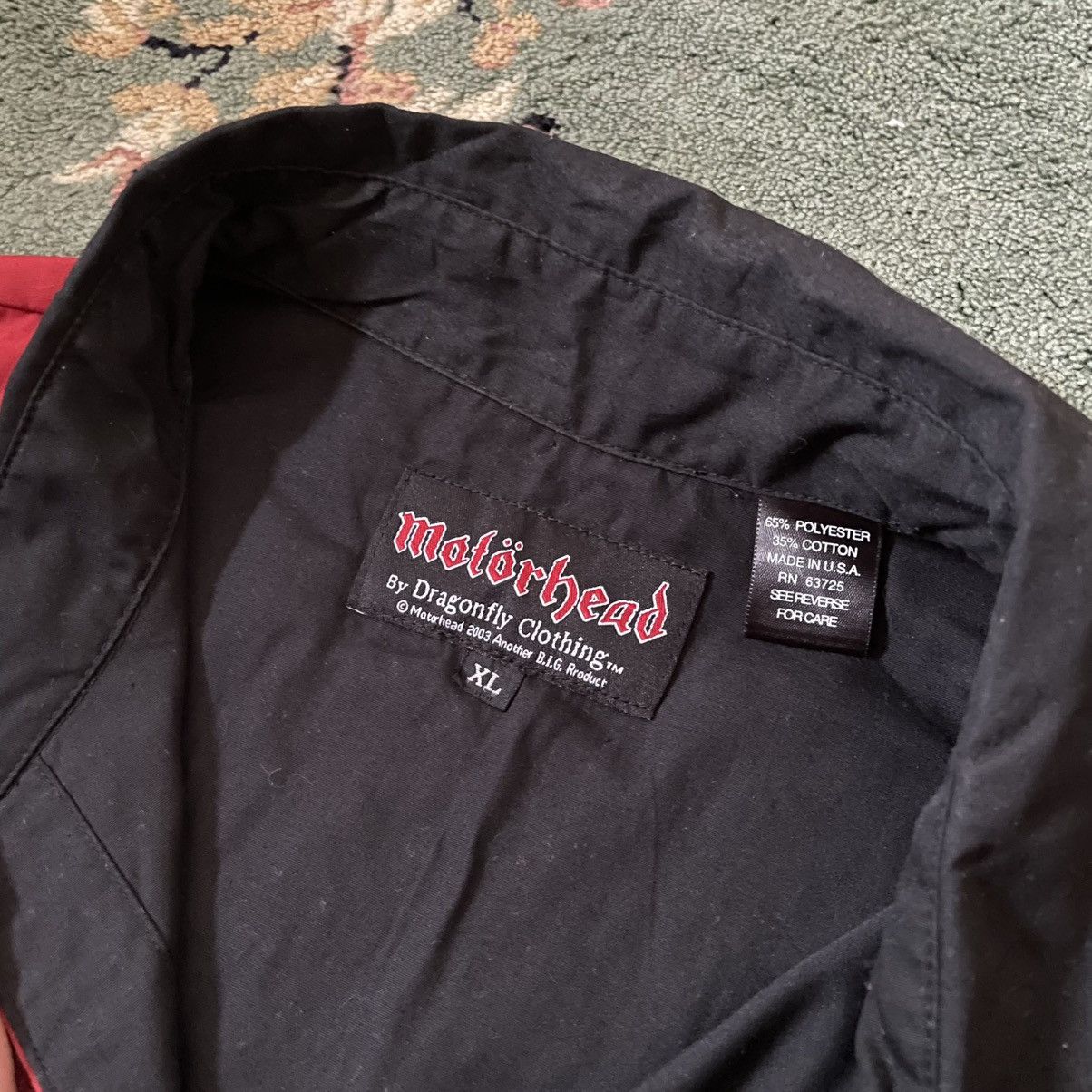 Vintage Motorhead Dragonfly M 2003 Rare Embroidered Size US XL / EU 56 / 4 - 3 Thumbnail