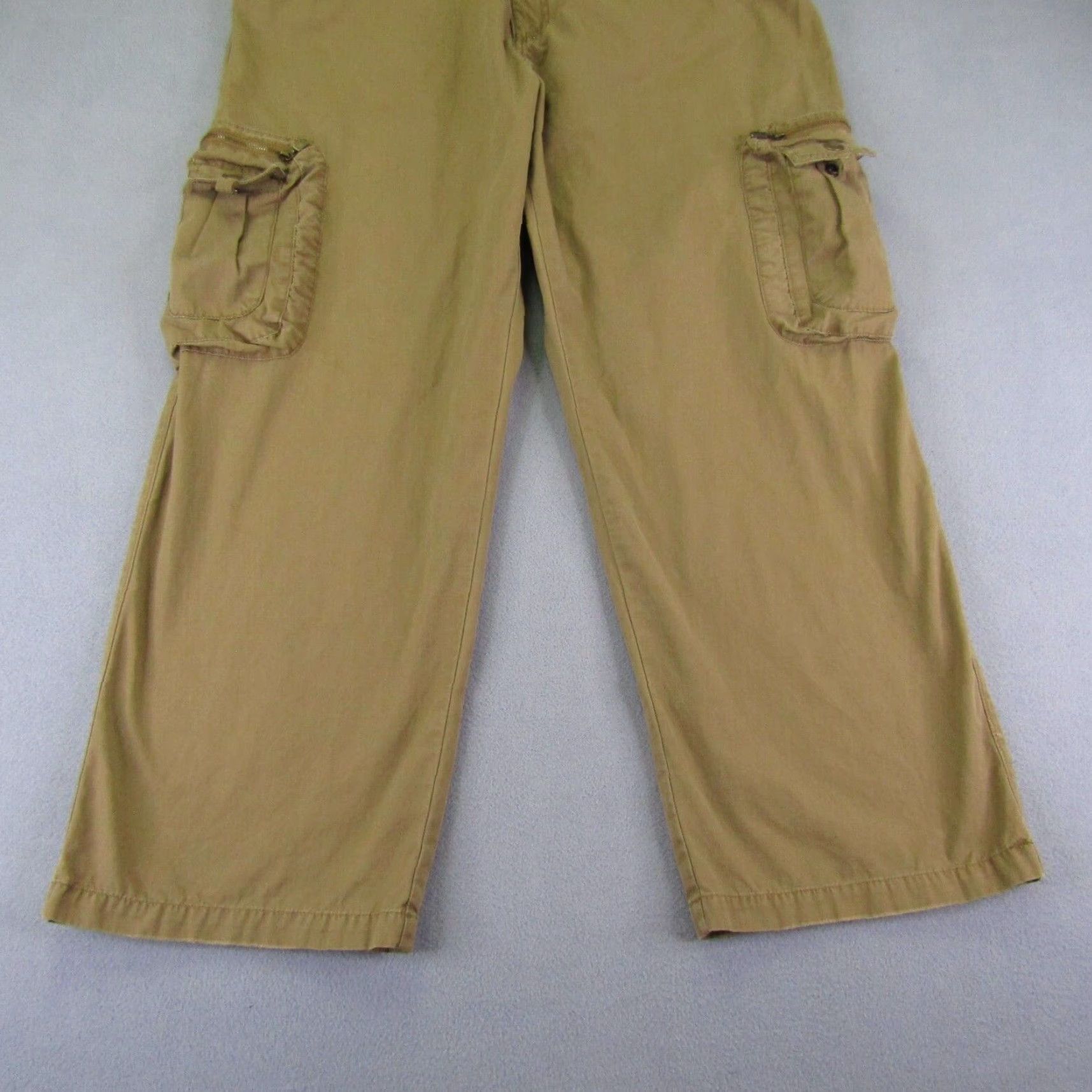 Anchor Blue VINTAGE Anchor Blue Cargo Pants Mens 38x30 Brown Baggy Grunge Wide-Leg Y2K Size US 37 - 3 Thumbnail