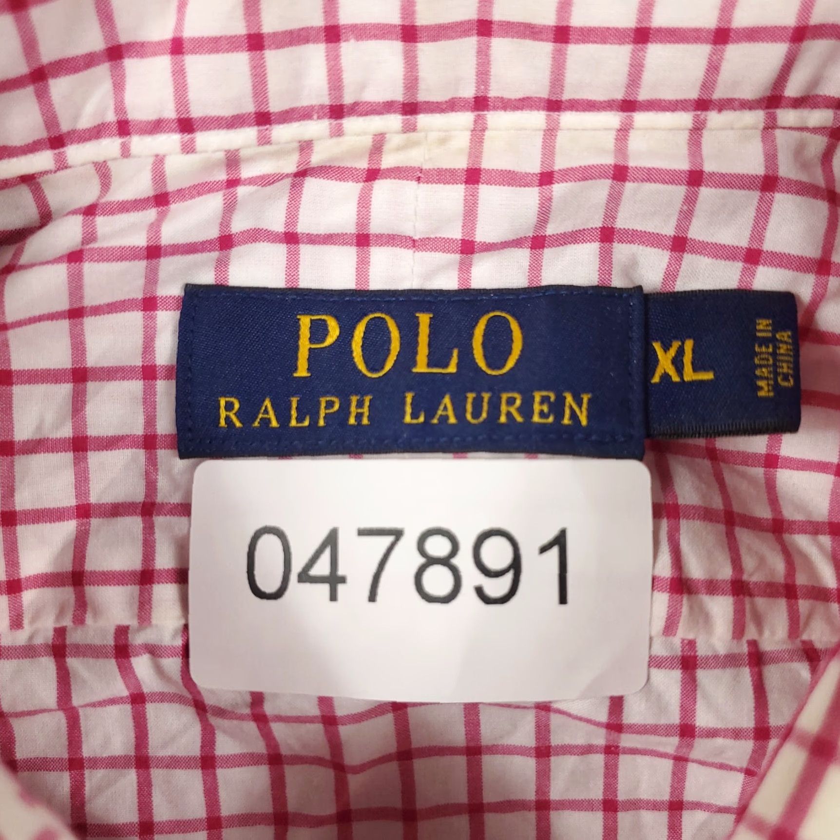 Ralph Lauren Ralph Lauren Shirt Mens XL Pink Check Button-Down Long Sleeve Casual Formal Vintage-Style 2000s Mens XL Pink Checkered Cotton Shirt Size US XL / EU 56 / 4 - 8 Thumbnail