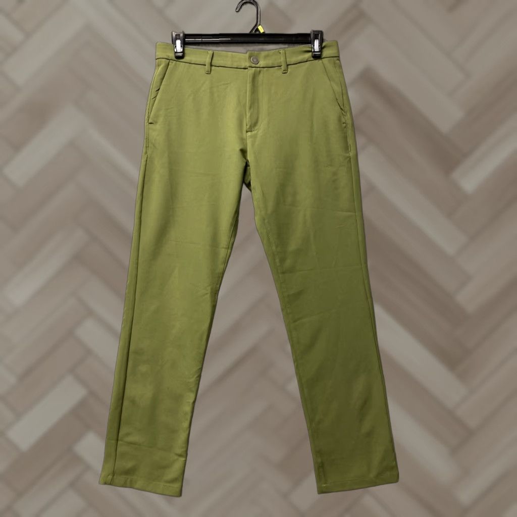 Bonobos Bonobos Slim Fit Stretch Chino Pants Mens 32X30 Green Casual Business Travel 0518 Size US 32 / EU 48 - 1 Thumbnail