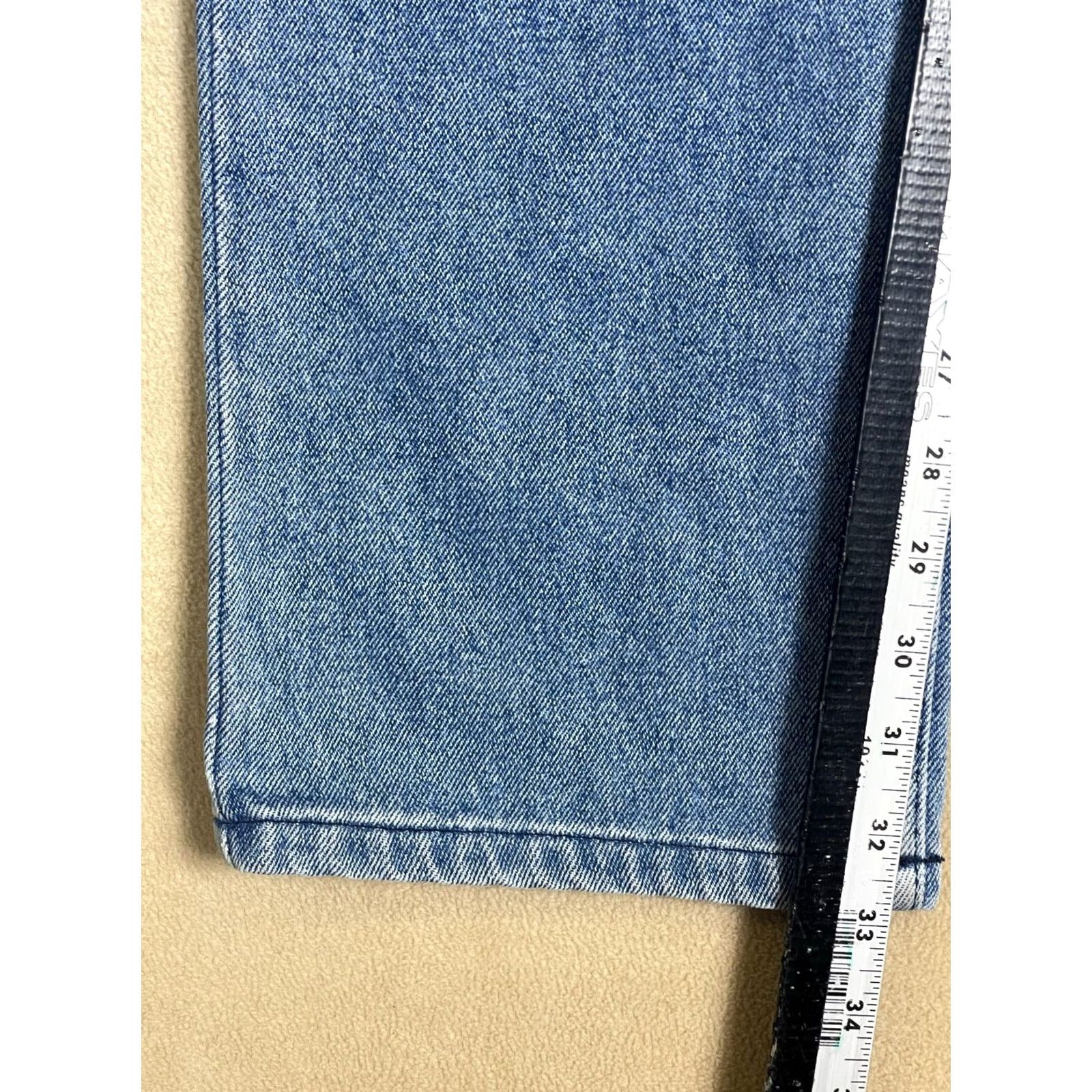 Vintage Warriors Of Radness Jeans Men 36 Straight Blue NWT Mid Rise Regular Fit Denim Cotton Button Zip Inseam 33 Size US 36 / EU 52 - 6 Thumbnail
