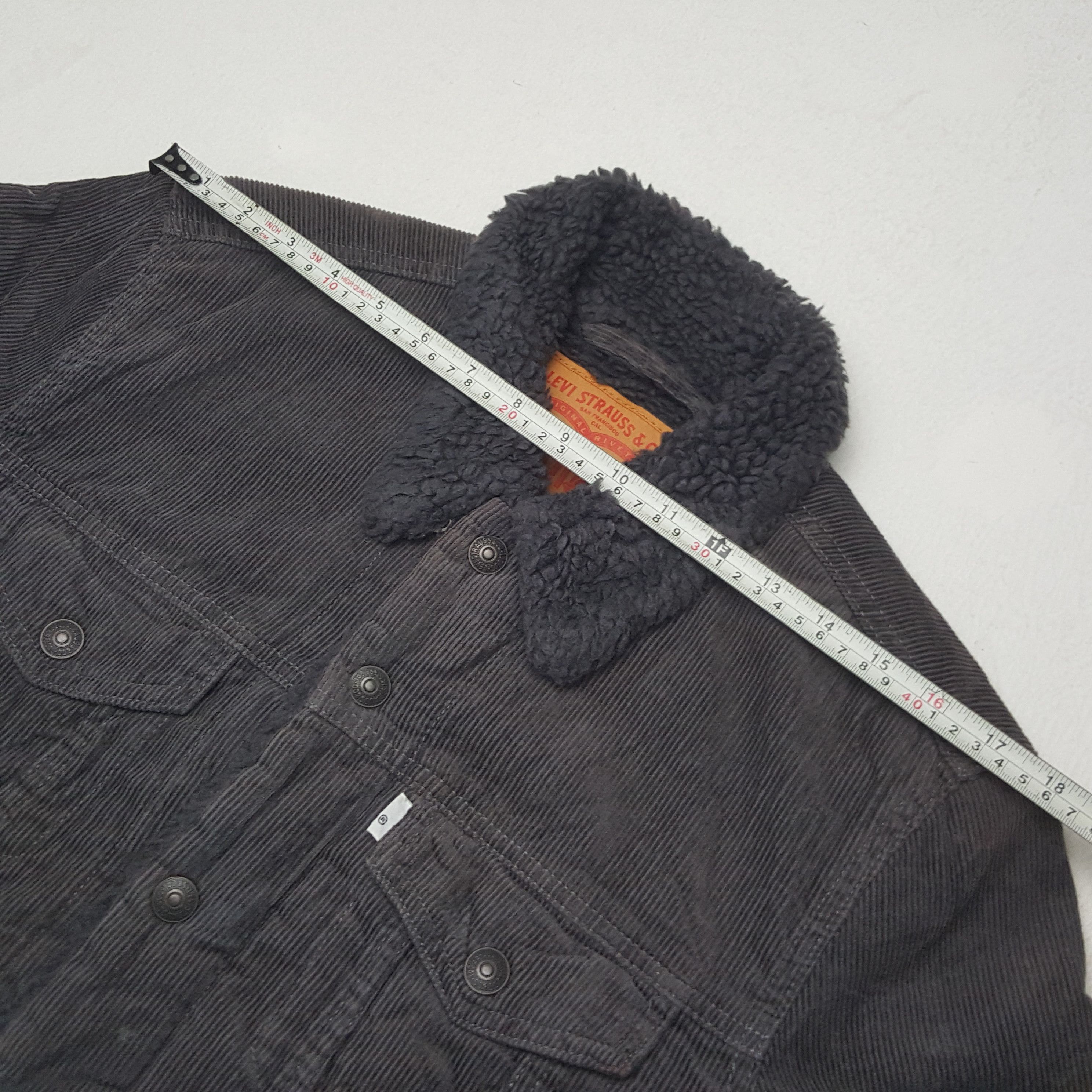 Levi's × Vintage Vintage Levi's American Winter Style Denim Jacket C79N25 Size US S / EU 44-46 / 1 - 6 Thumbnail