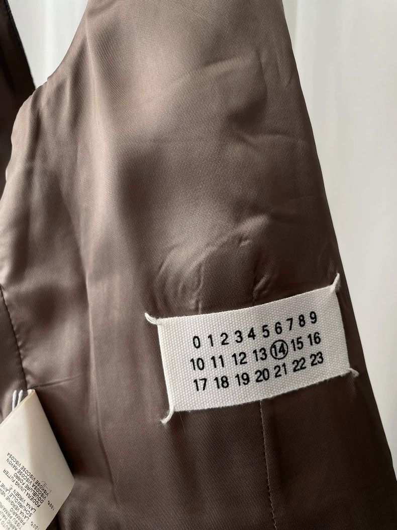 Maison Margiela Maison Margiela Dark brown casual three-button vest Size US S / EU 44-46 / 1 - 5 Thumbnail