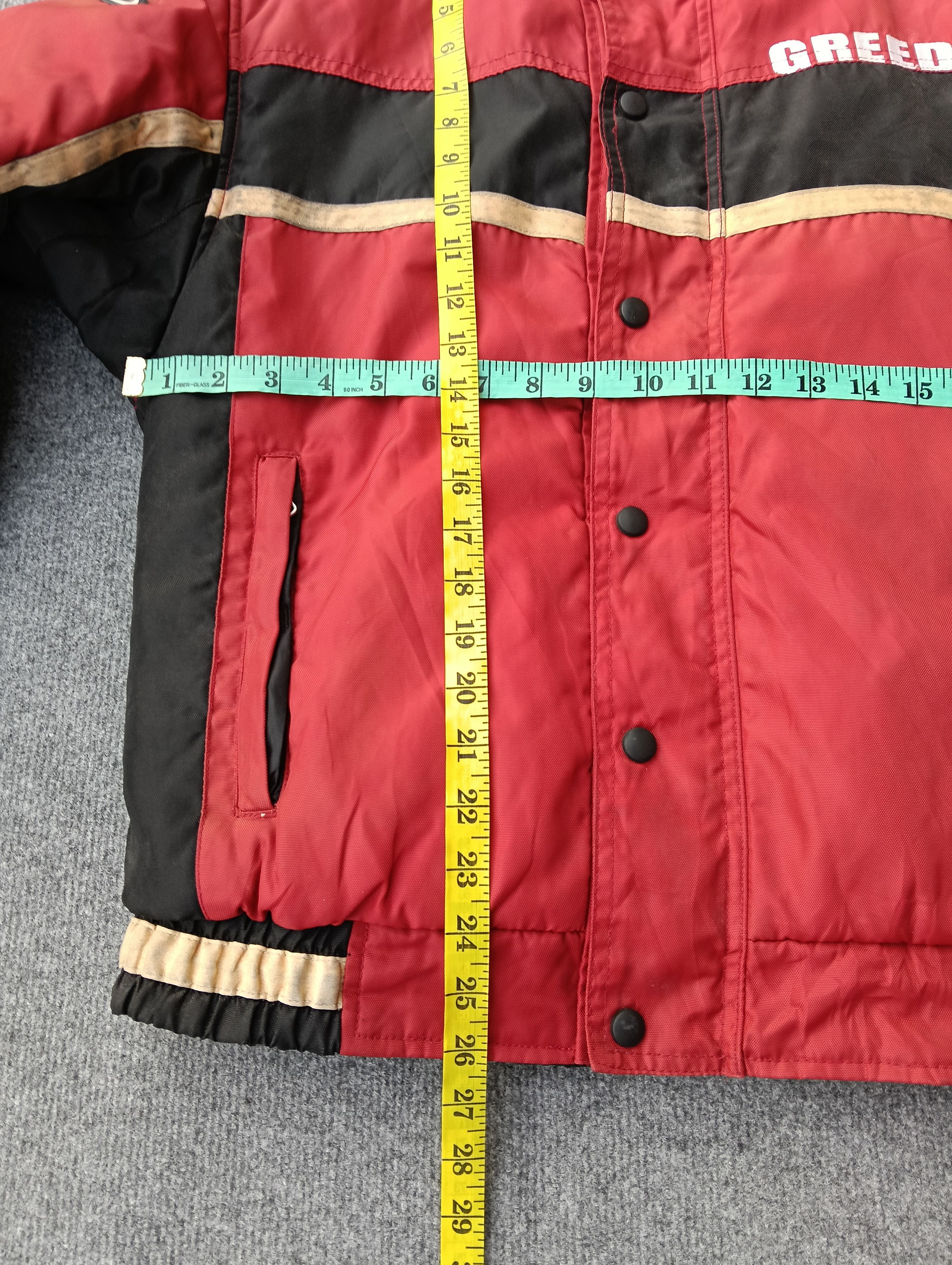 Greedy Genius Vintage Greedy Racing reversible jacket. Size US L / EU 52-54 / 3 - 14 Thumbnail