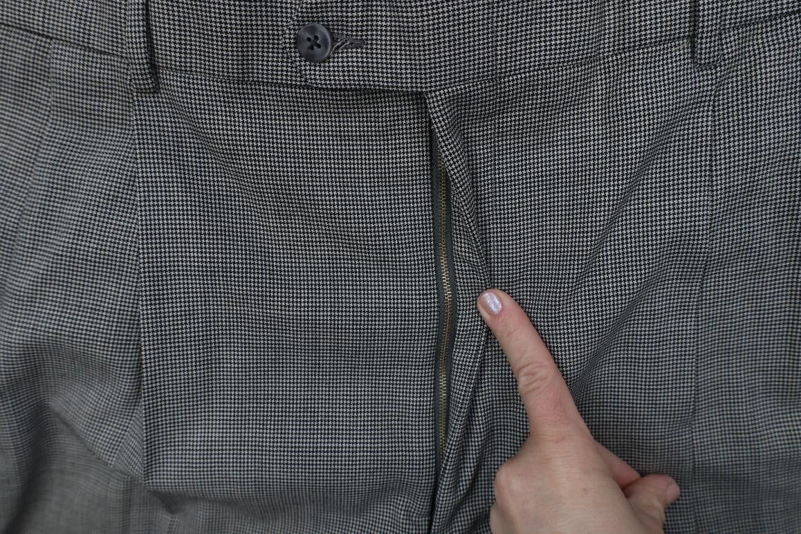 Vintage Vintage 70s Streetwear Houndstooth Wide Leg Chino Pants USA Size US 40 / EU 56 - 7 Thumbnail