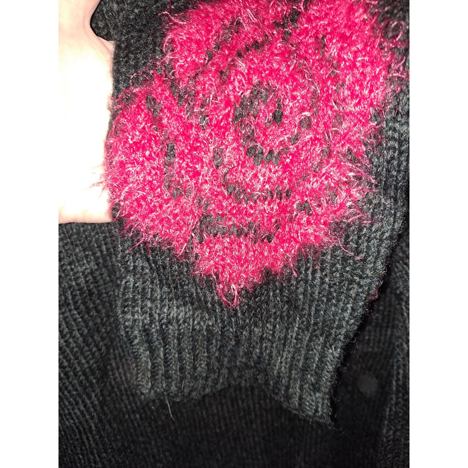 Other Cable & Gauge Black with Rose Sweater Size Small Size S / US 4 / IT 40 - 7 Thumbnail