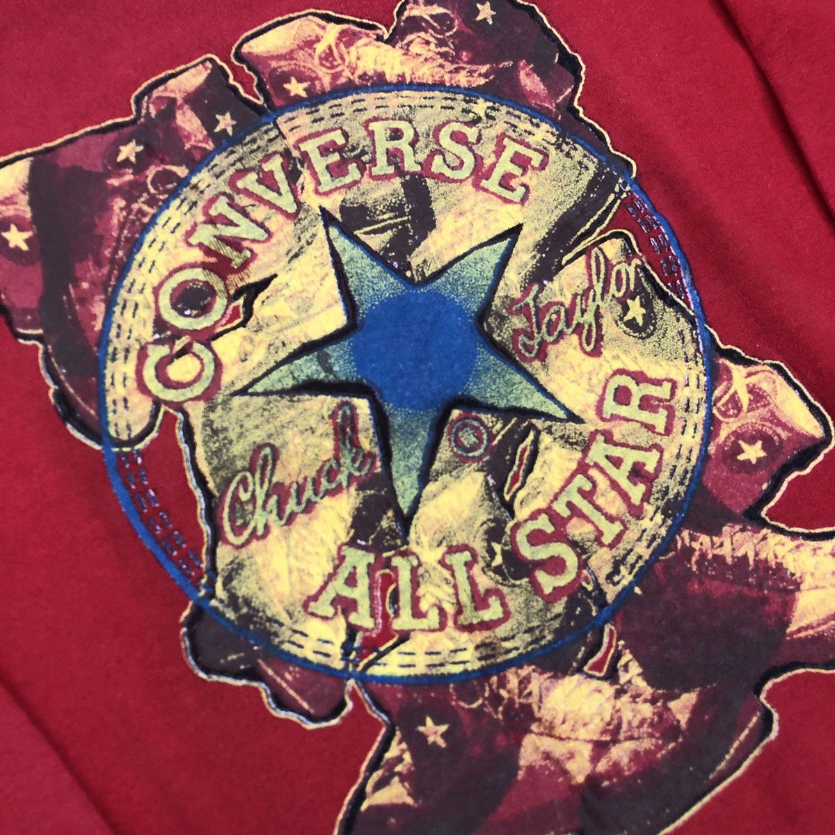 Converse × Vintage vintage 90s converse sweatshirt Size US M / EU 48-50 / 2 - 7 Thumbnail