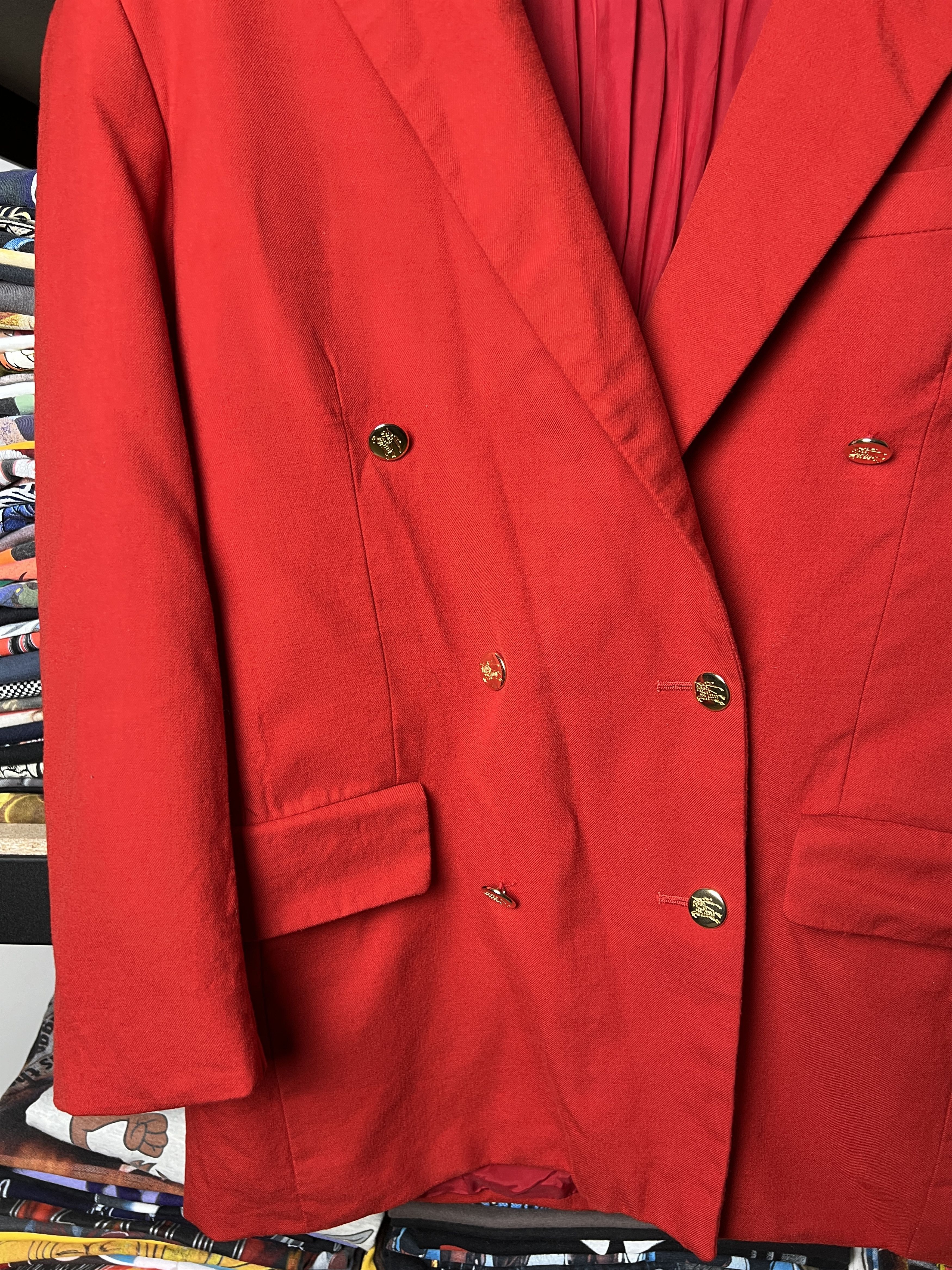 Burberry Burberry's Vintage 90s Blazer Coat size 12R Size L / US 10 / IT 46 - 7 Thumbnail