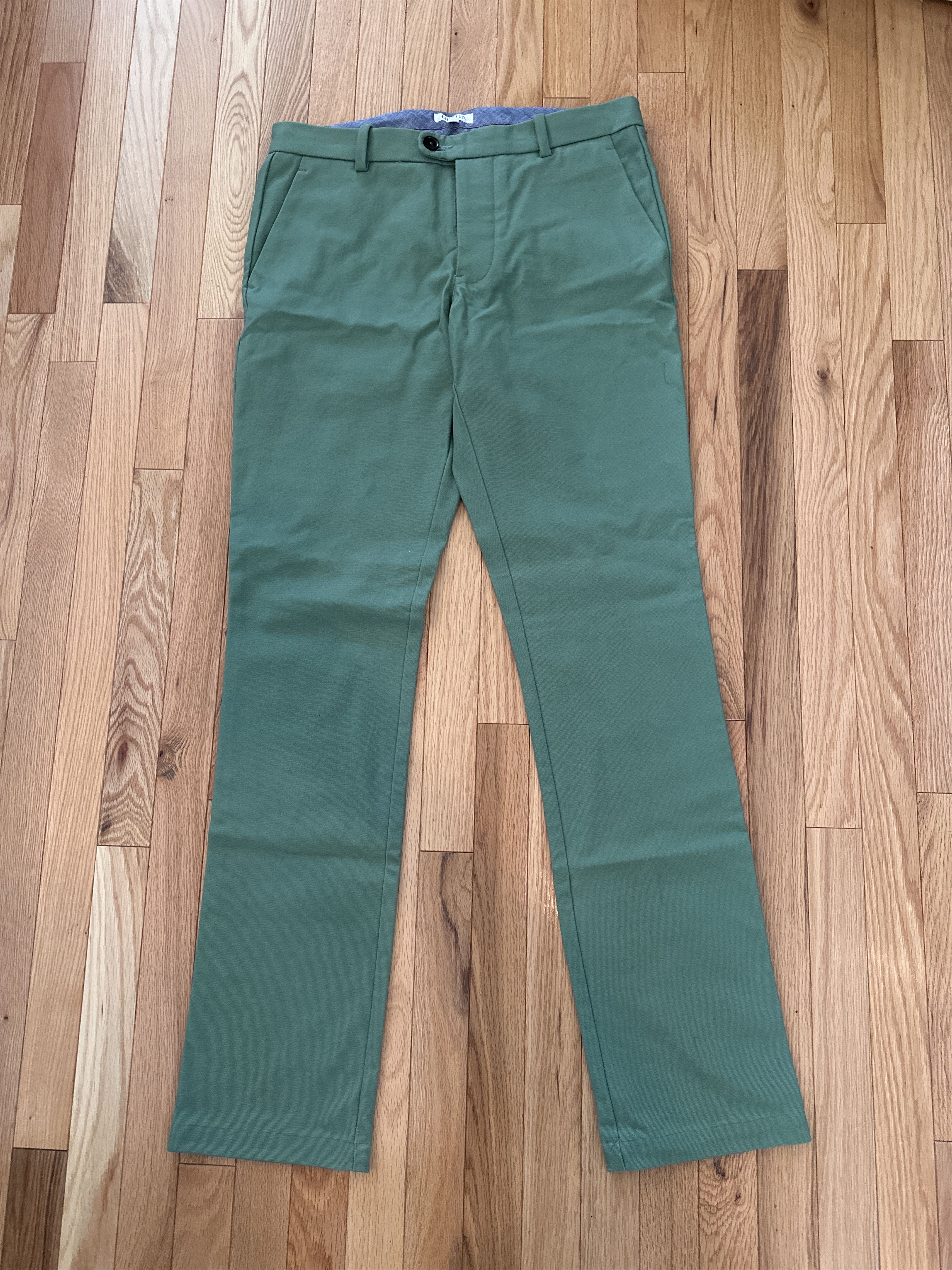 Gustin GUSTIN #173 SPRING GREEN CANVAS CHINOS Size US 34 / EU 50 - 1 Thumbnail