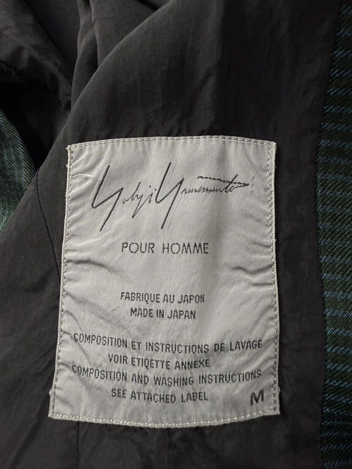 Yohji Yamamoto Yohji Yamamoto Pour Homme S/S’97 Striped Oversized Jacket Size US M / EU 48-50 / 2 - 9 Thumbnail