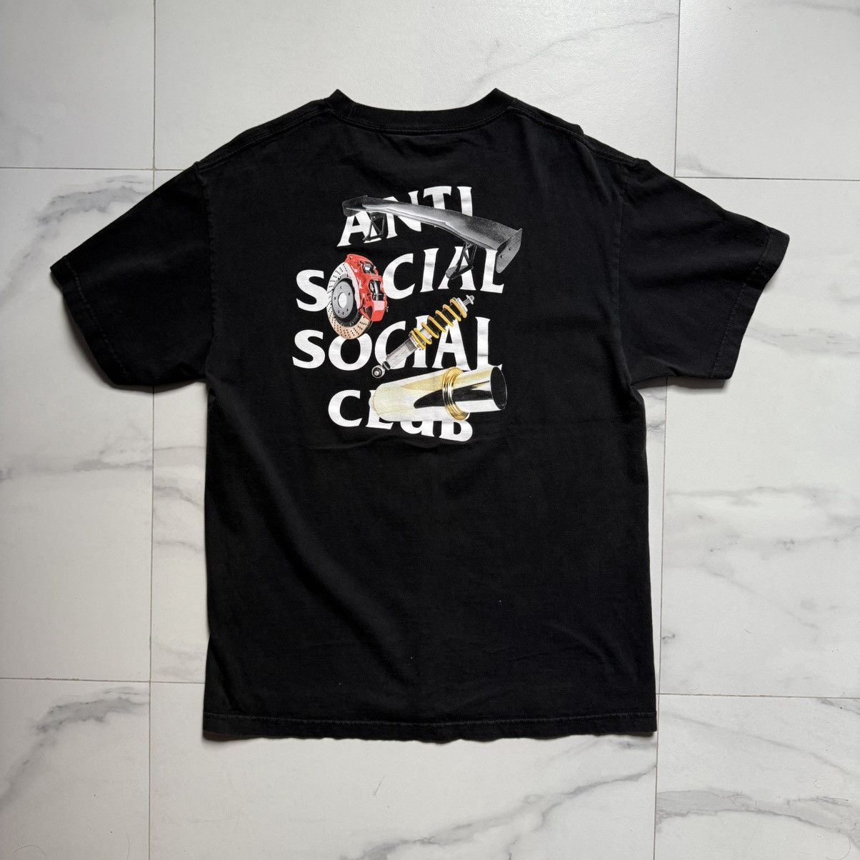Anti Social Social Club Anti Social Social Club Riceroni Auto Parts Tee Size US L / EU 52-54 / 3 - 3 Thumbnail