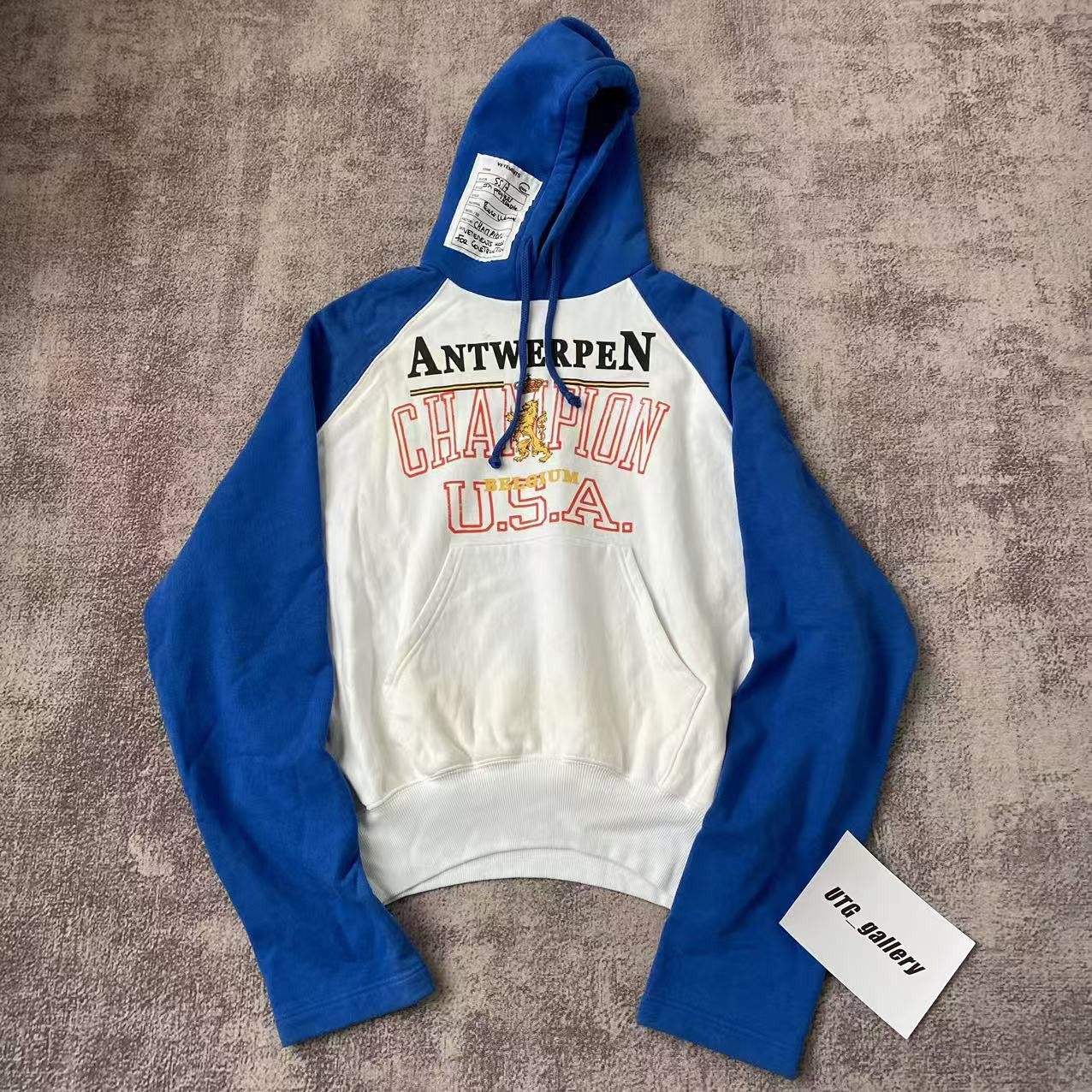 Vetements Antwerpen Hoodie Champion パーカー Champion × Vetements vetements x champion antwerpen hoodie | Grailed