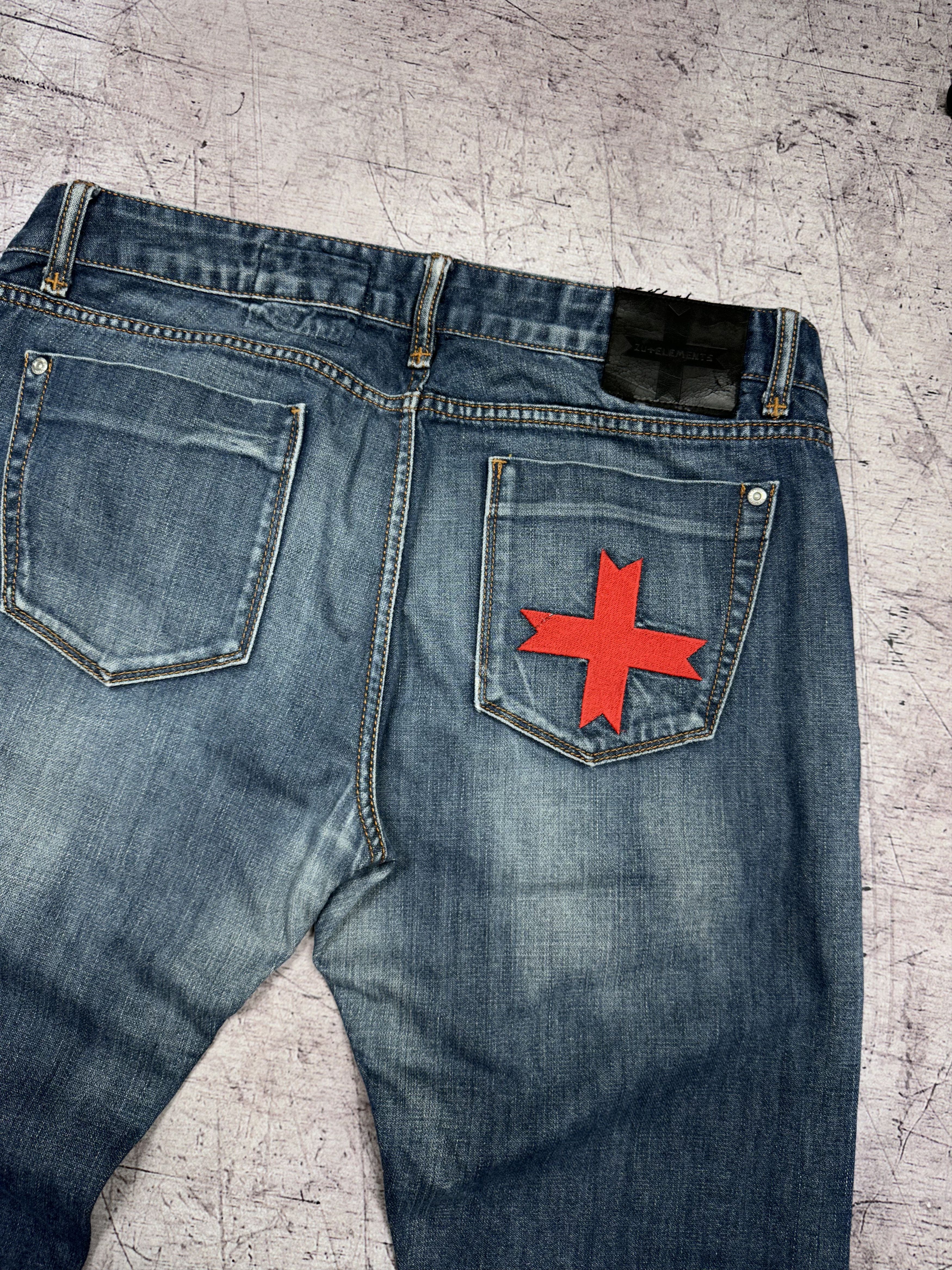 Vintage Zu Elements Vintage Mens Denim Pants Jeans Size US 33 - 3 Thumbnail
