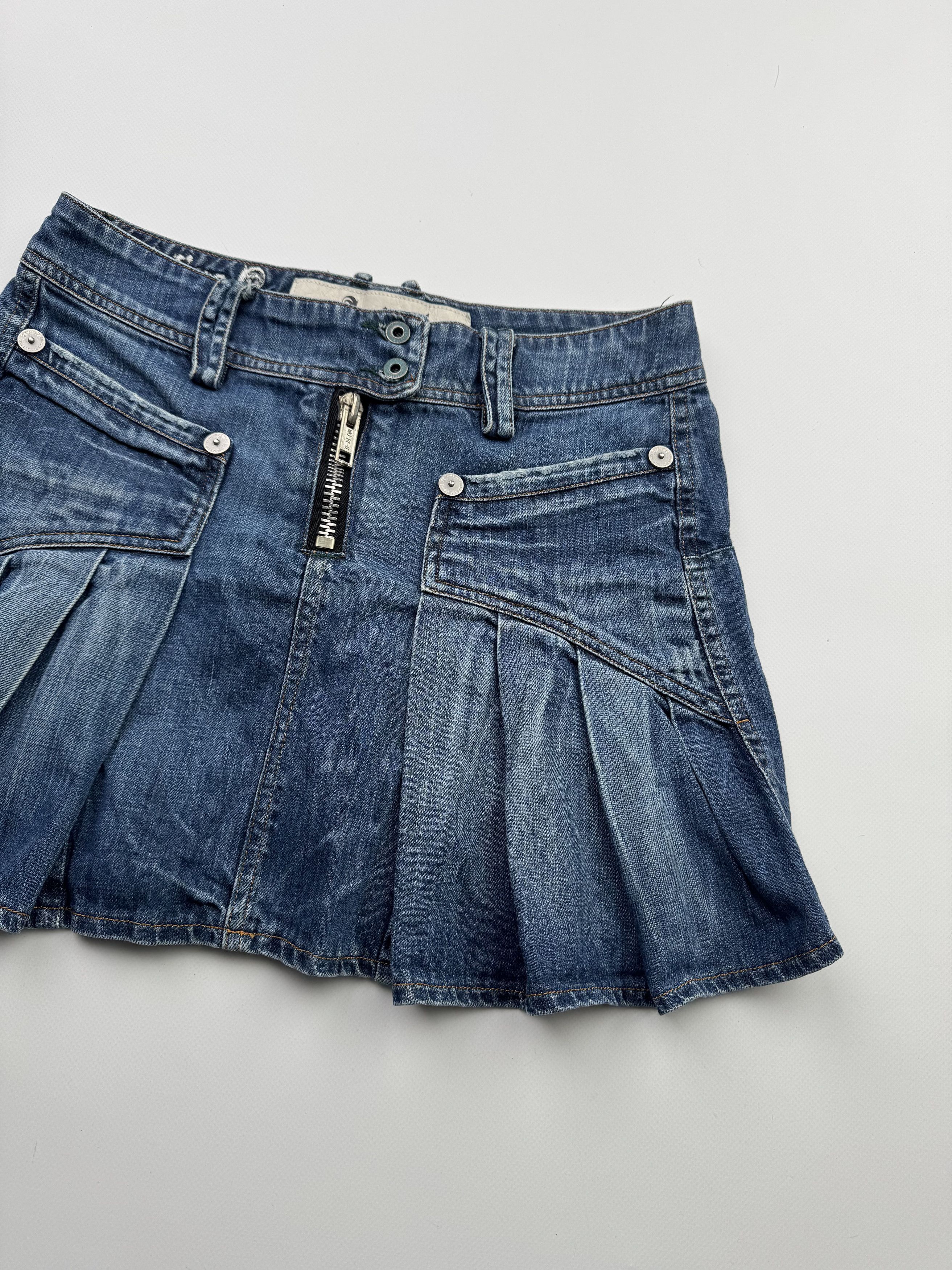 Vintage Vintage Mini Skirt B345(V464) Size 28" / US 6 / IT 42 - 3 Thumbnail
