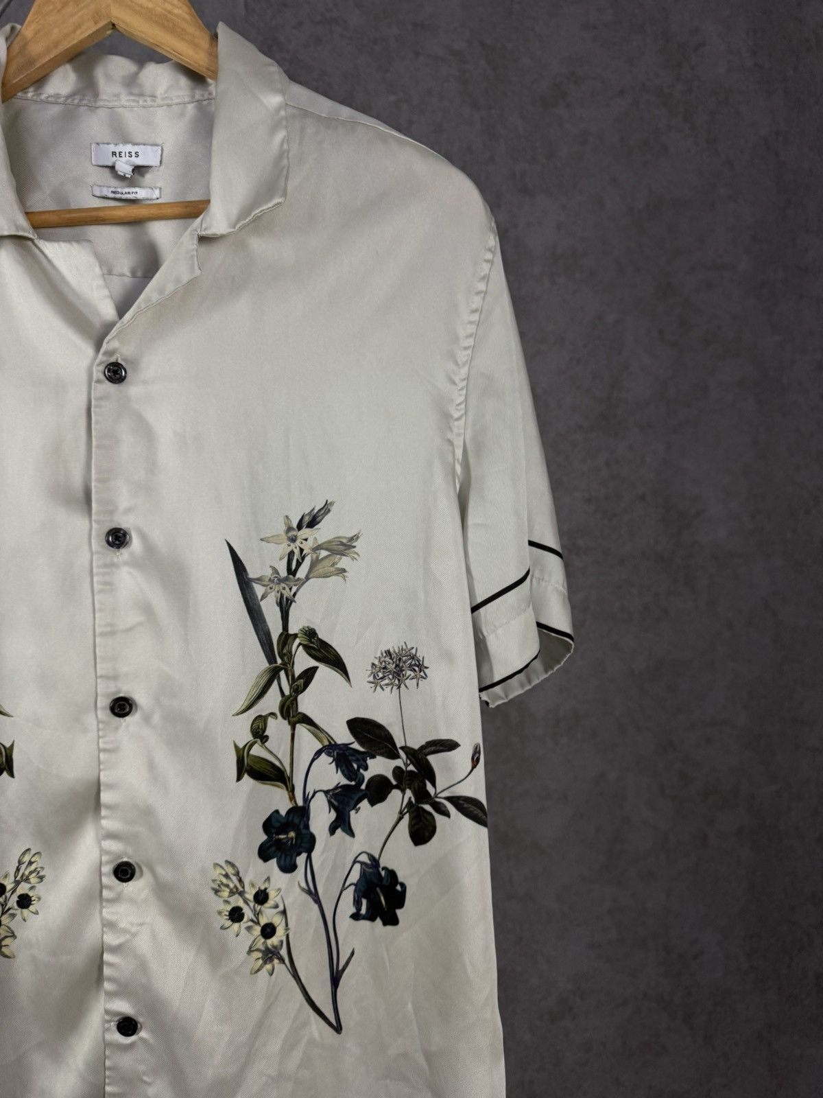 Reiss Reiss designer hawaiian shirt Size US L / EU 52-54 / 3 - 2 Thumbnail