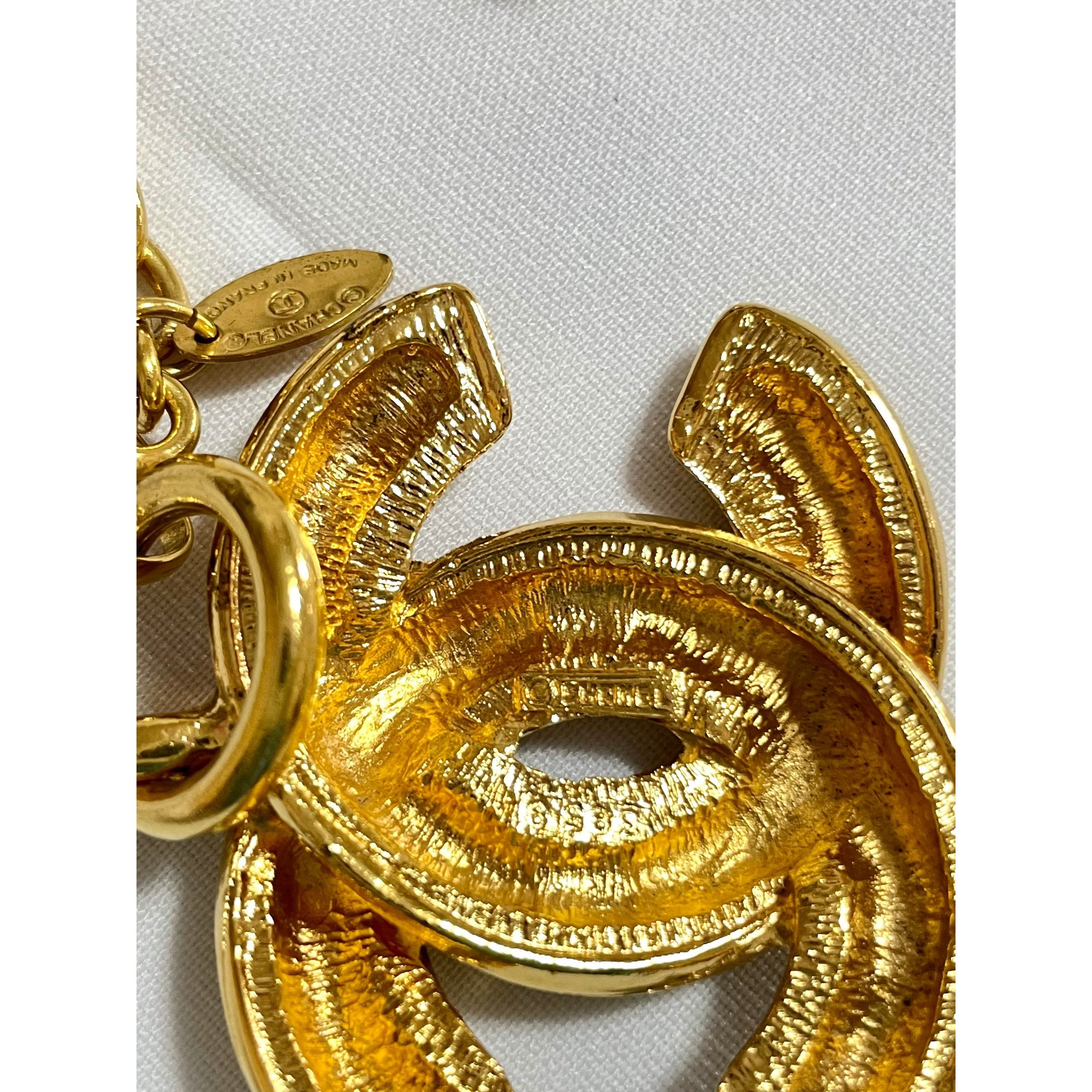 Chanel MINT. Vintage CHANEL classic chain necklace with cc mark Size ONE SIZE - 5 Thumbnail