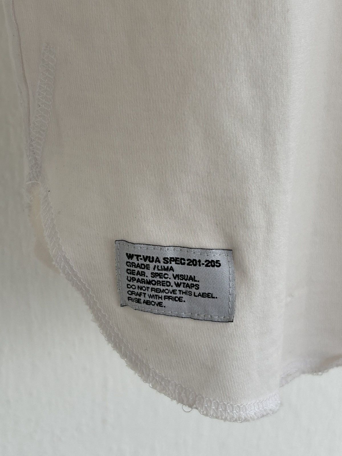 Wtaps Wtaps Extreme Prejudice Vintage White Punk Tee Size US M / EU 48-50 / 2 - 4 Thumbnail