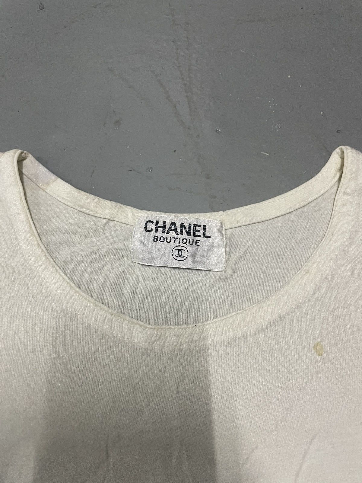 Vintage Vintage Chanel Croptop shirt Size L / US 10 / IT 46 - 4 Thumbnail