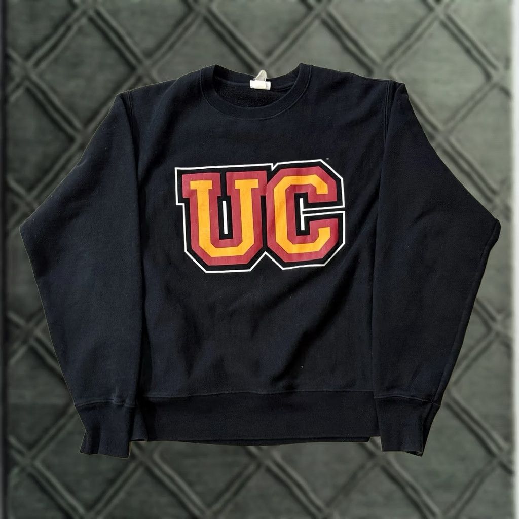 Champion VINTAGE Champion Reverse Weave Ursinus College Crewneck Sweatshirt M Black Graphic Print Bears USA 90s College Unisex Adults Mens Womens Size US M / EU 48-50 / 2 - 1 Thumbnail