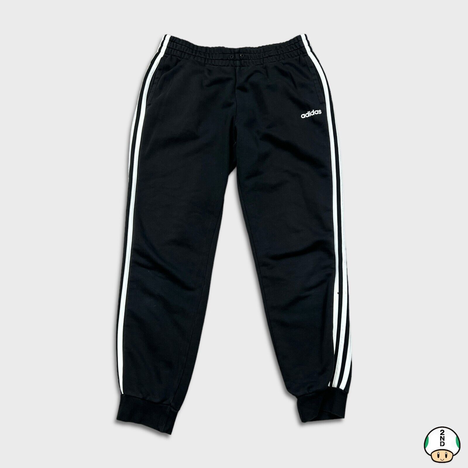 Adidas × Vintage Adidas Sweatpants Large Striped Spell Out Athletic Jogger Size US 32 / EU 48 - 1 Thumbnail