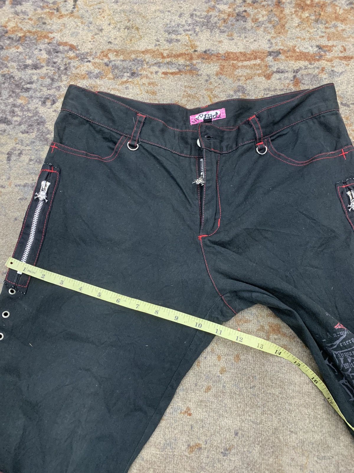 Hysteric Glamour × If Six Was Nine × Japanese Brand ❤️‍🔥OPEN BINDING OFFER ❤️‍🔥japanese Mad Punk anarchy gothic 🕸️🕸️🕸️ Size US 31 - 20 Thumbnail