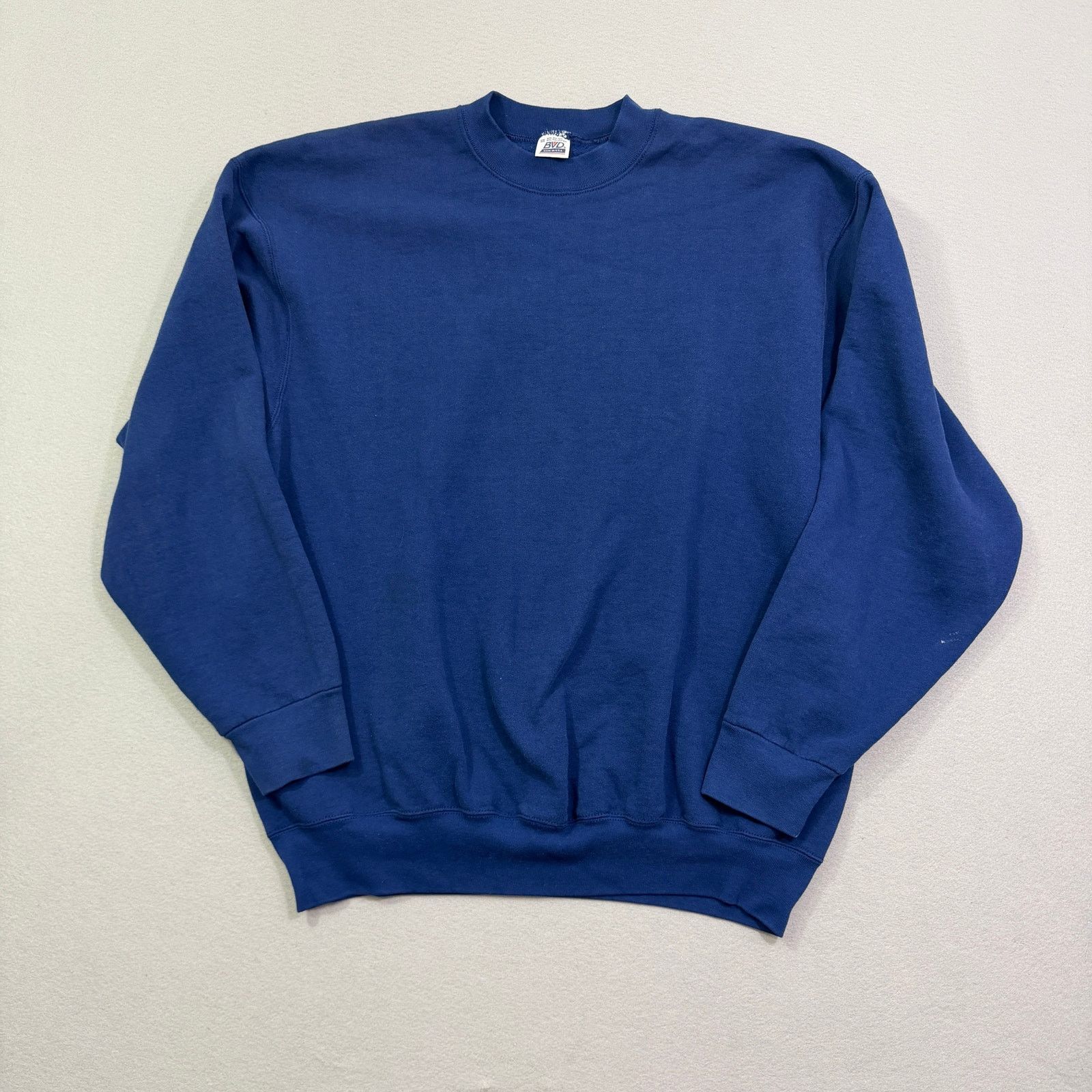 Vintage Vintage BVD Sweatshirt Men's 3XL Blue Crewneck Pullover 90s Size US XXL / EU 58 / 5 - 1 Thumbnail
